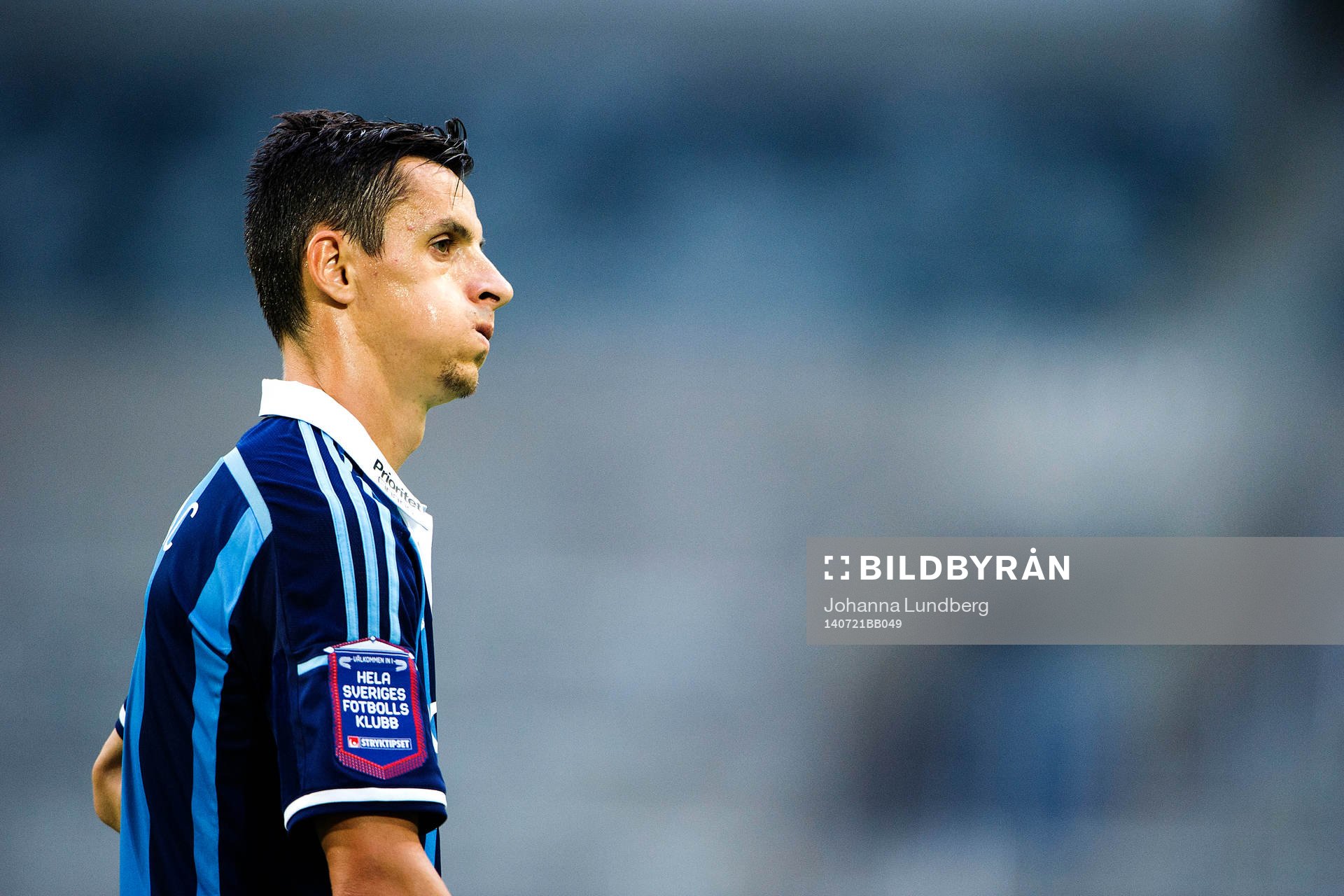 Djurgårdens Haris Radetinac deppar