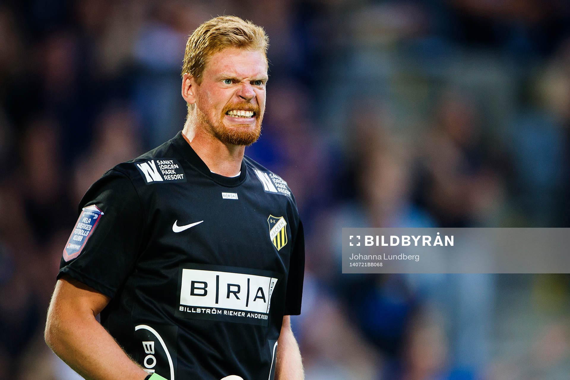 Häckens målvakt Christoffer Källqvist