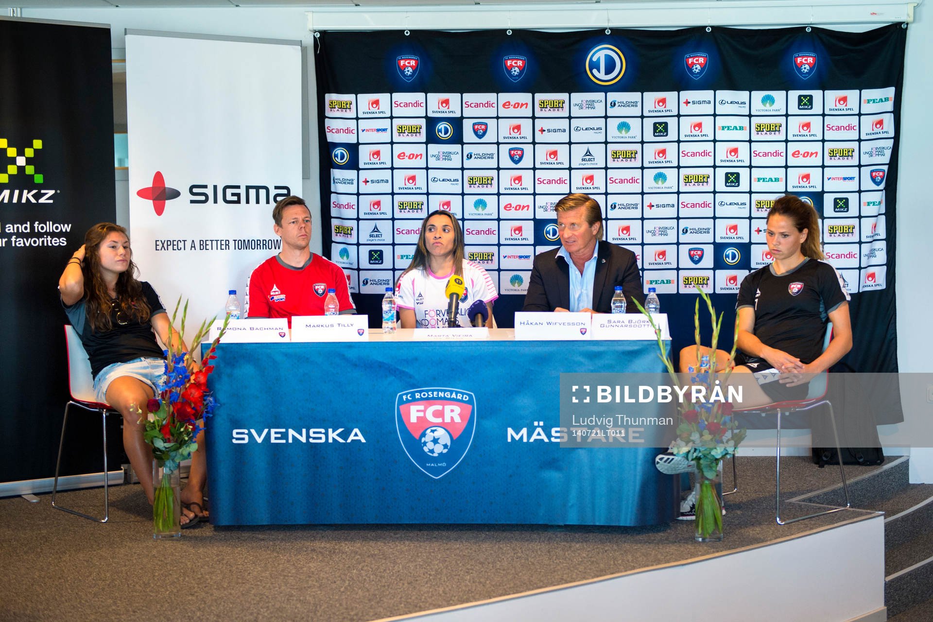 Ramona Backman, Markus Tilly, Marta Vieira da Silva, Håkan