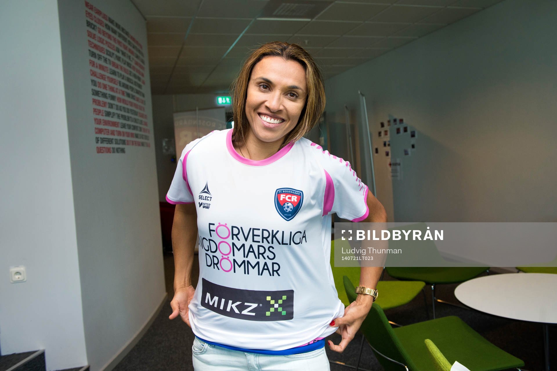Marta Vieira da Silva drar på sig FC Rosengårds