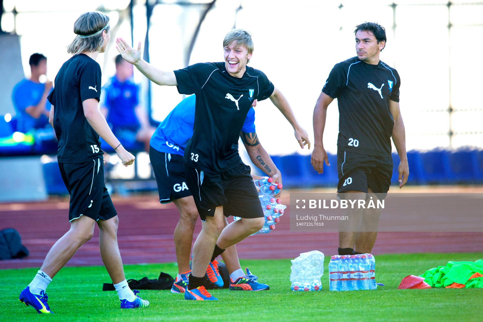 Pawel Cibicki, Emil Forsberg och Ricardo Ferreira Da Silva