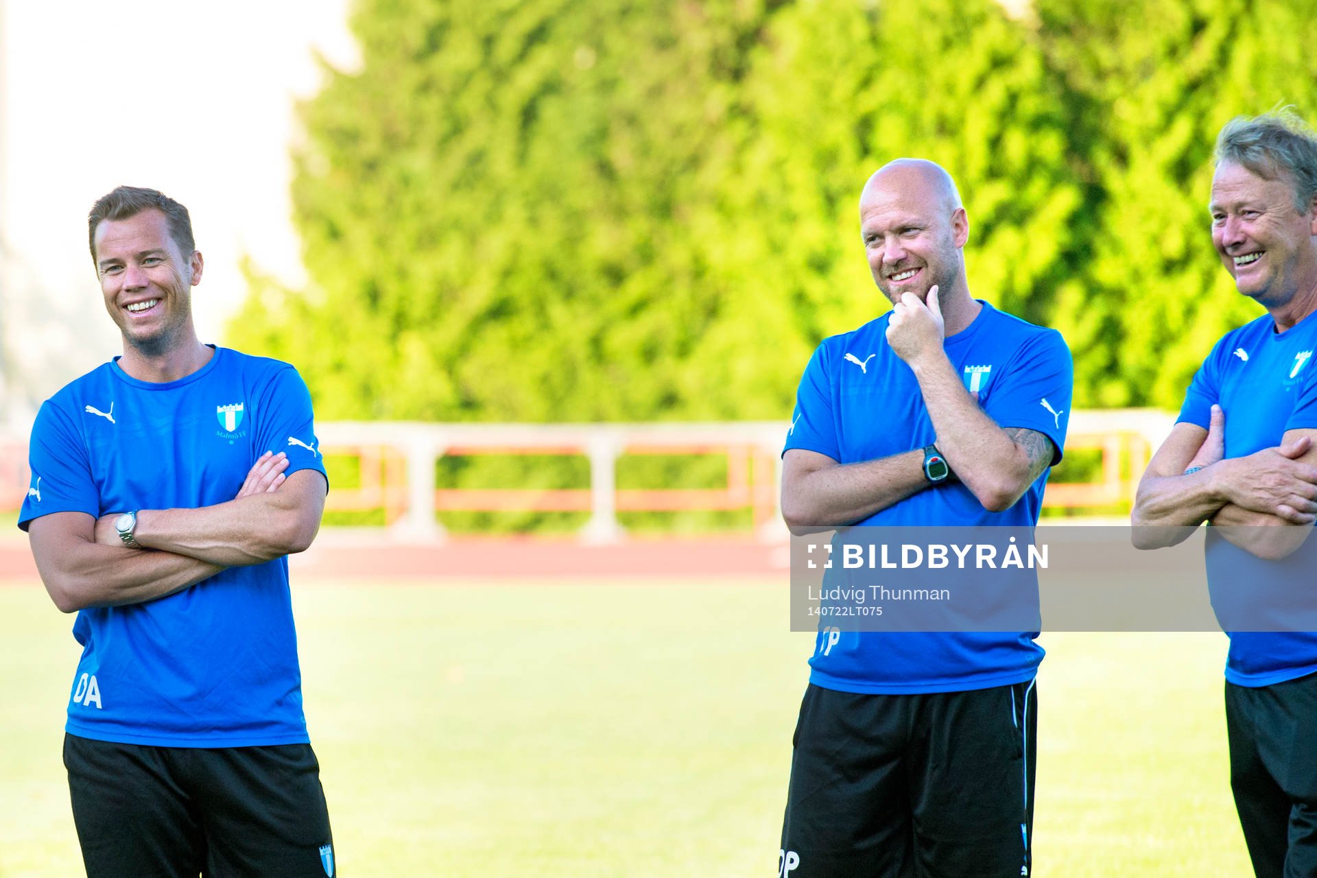 Sportchef Patrik Andersson, assisterande tränare Olof
