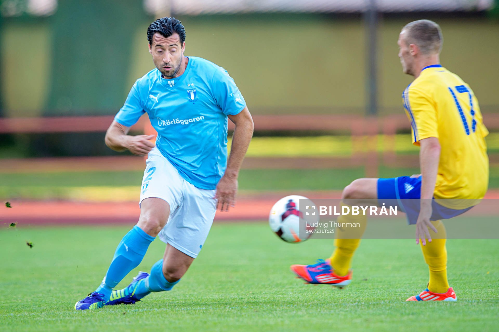 Malmö FFs Matias Concha och Ventspils Daniil Ulimbasevs