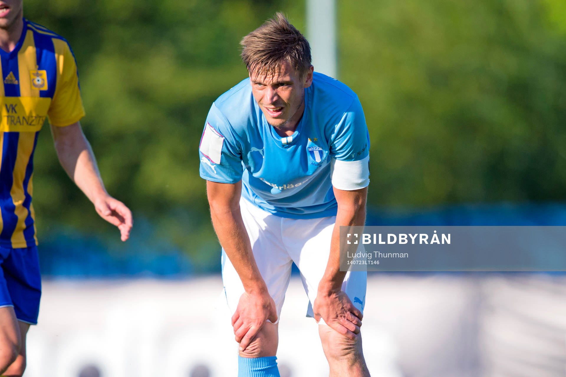 Malmö FFs Markus Rosenberg pustar ut