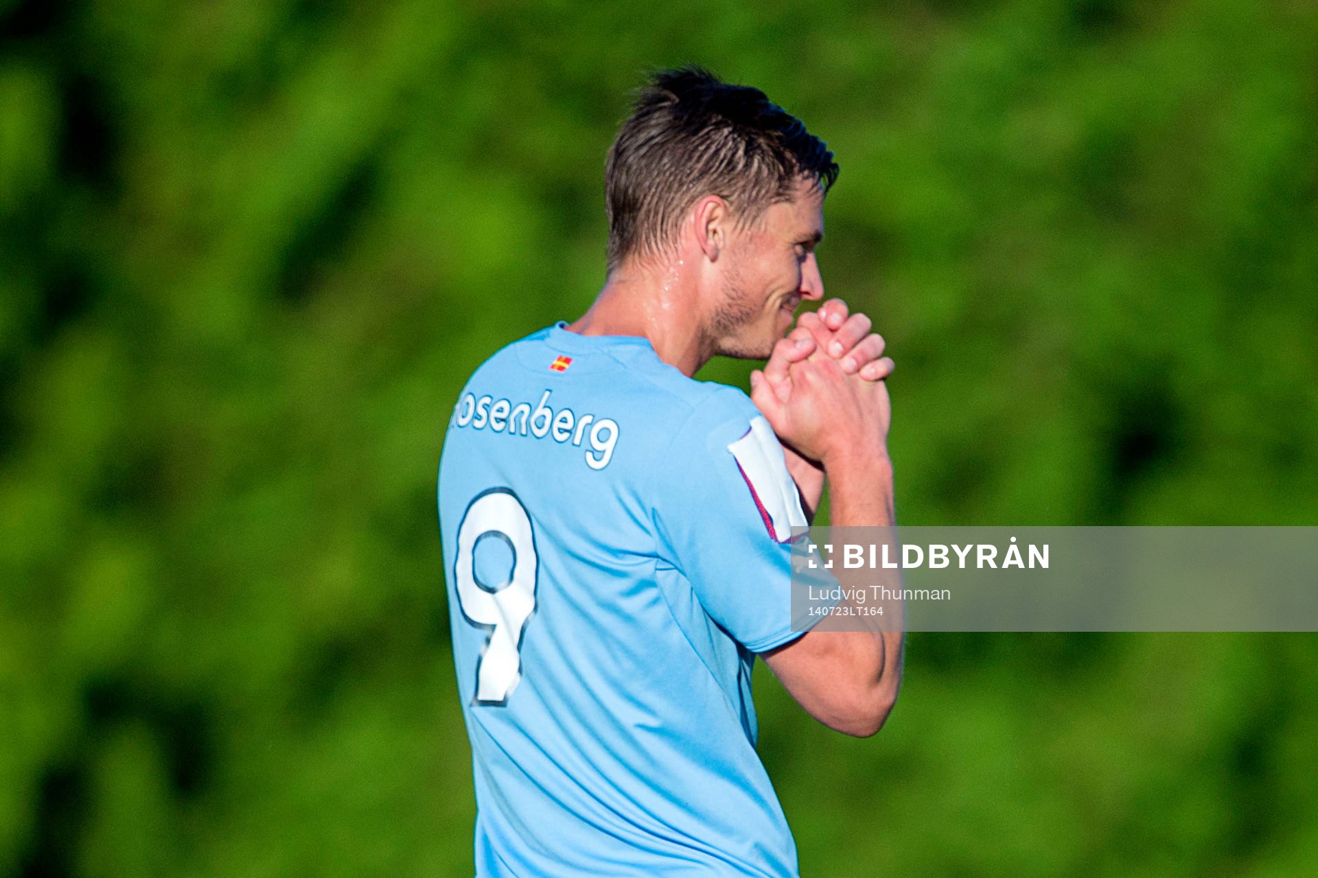 Malmö FFs Markus Rosenberg deppar