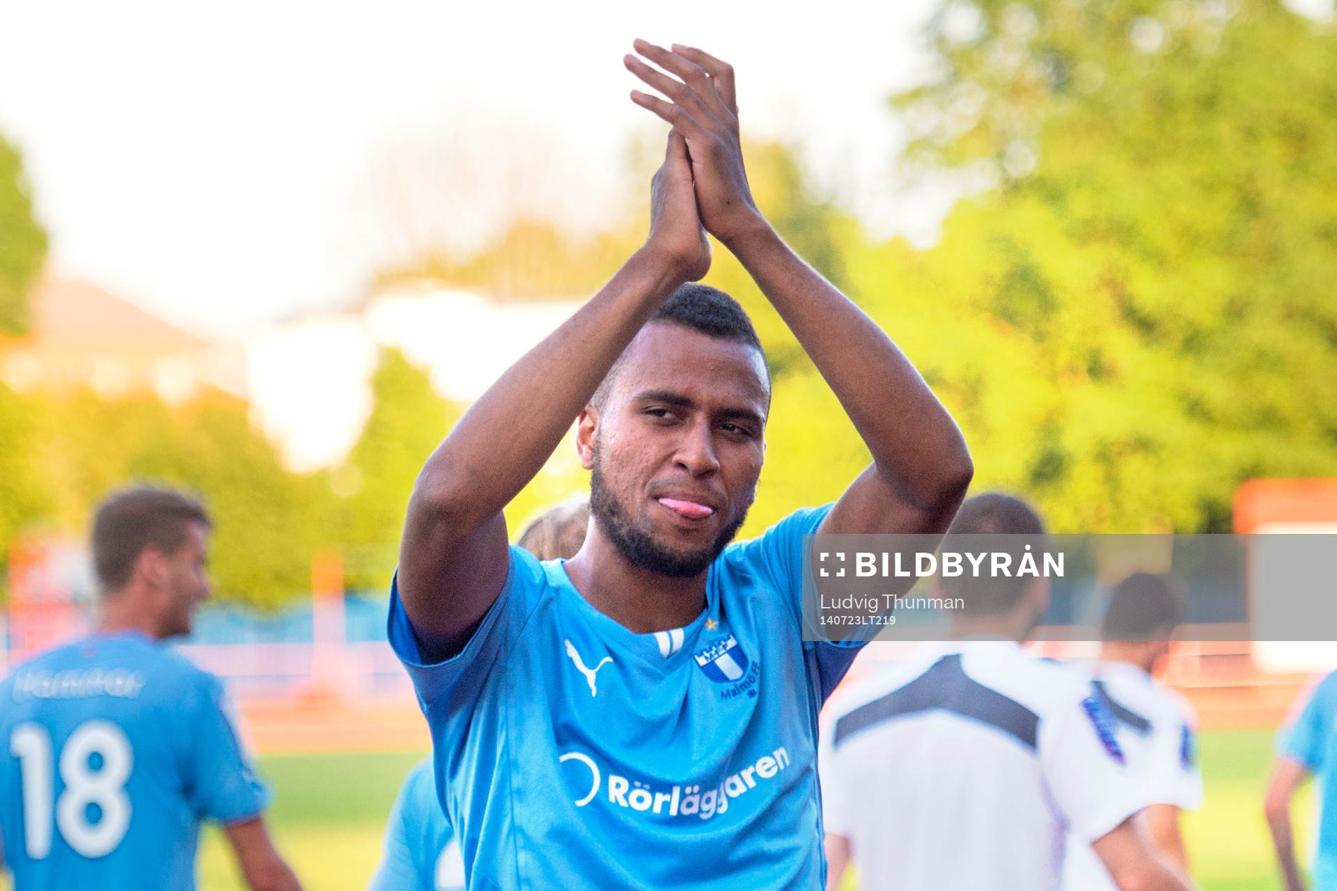 Malmö FFs Isaac Kiese Thelin jublar