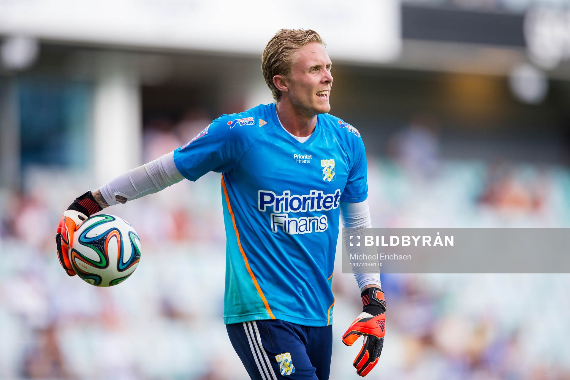 IFK Göteborgs målvakt Marcus Sandberg innan