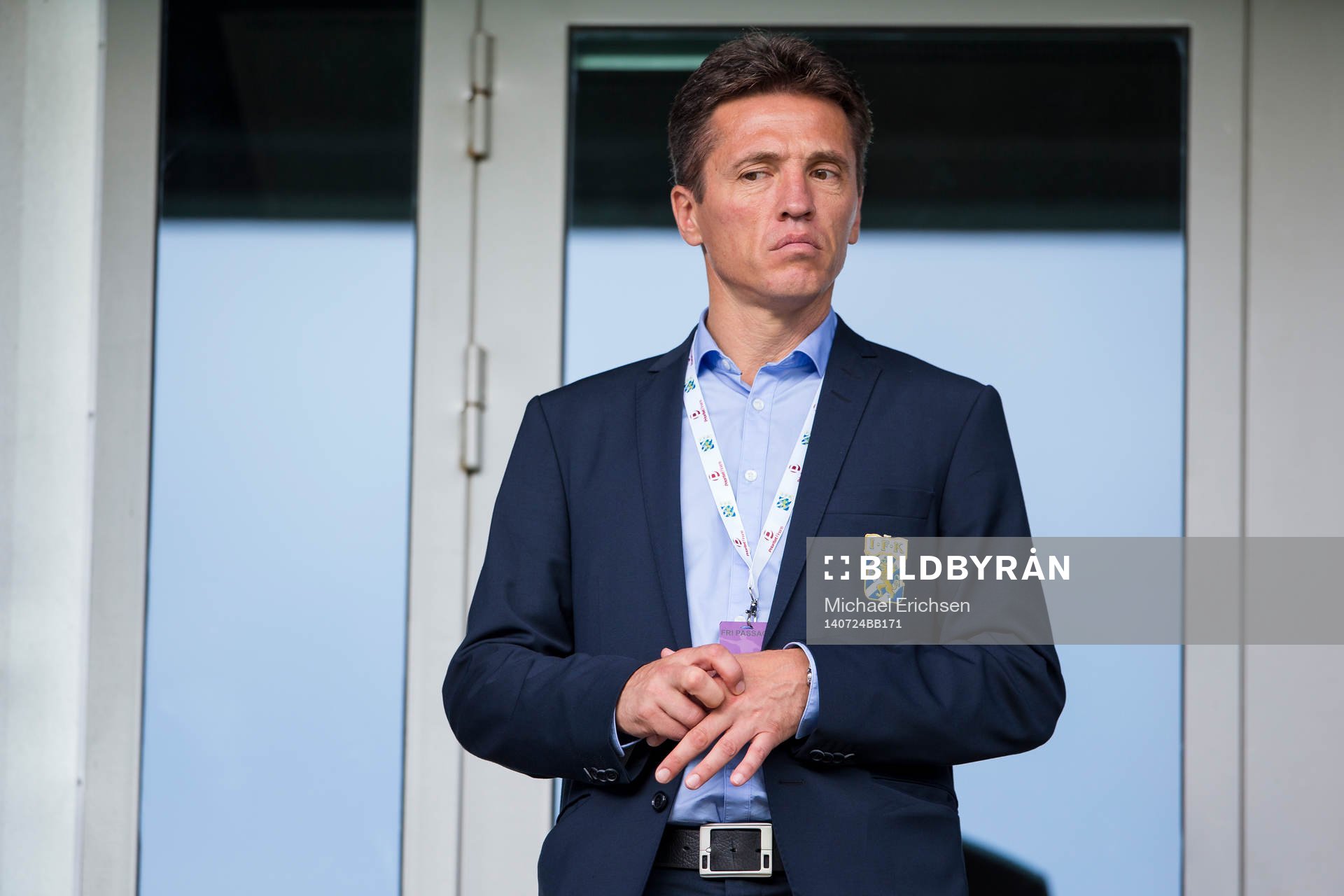 IFK Göteborgs sportchef Mats Gren på läktaren