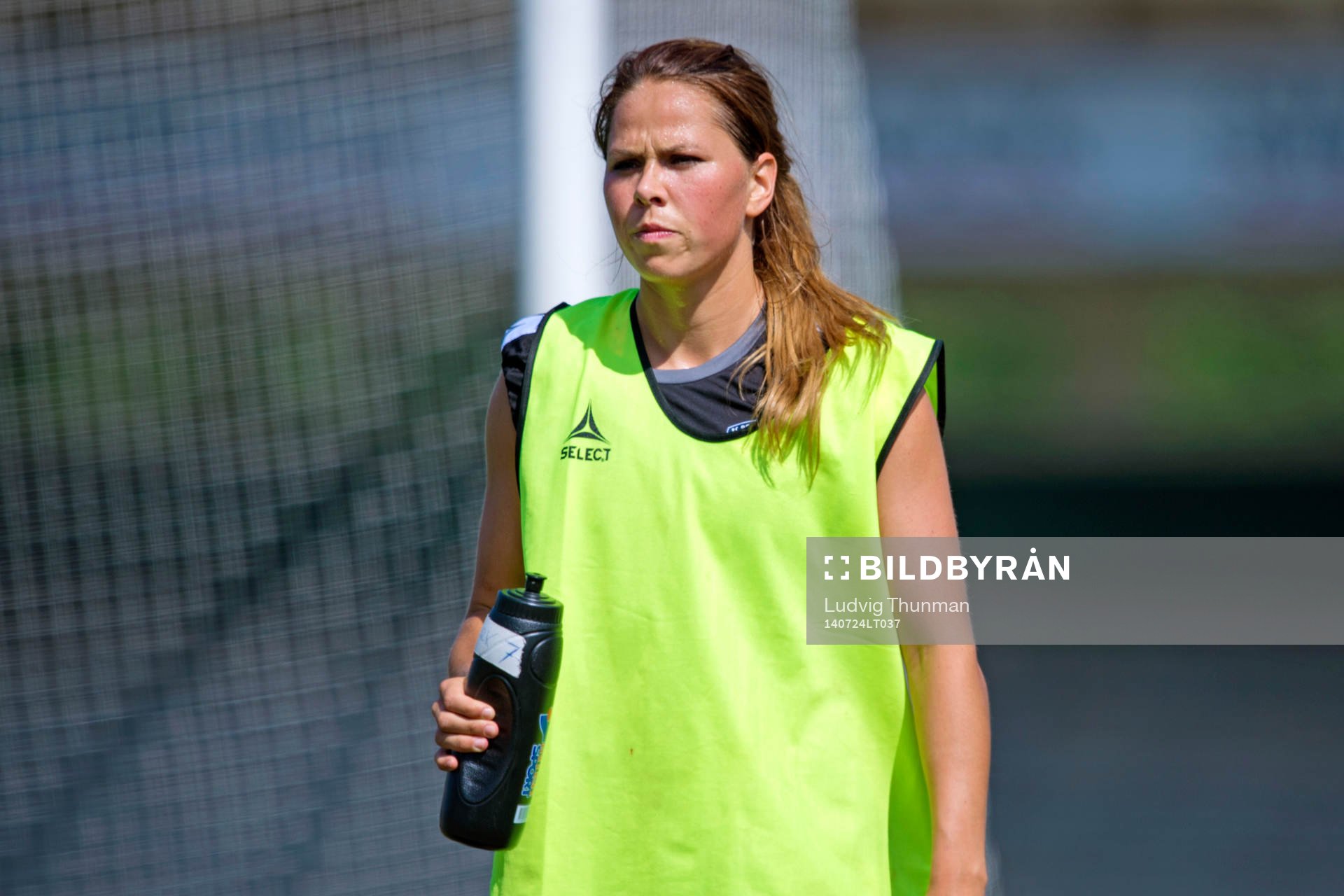 Rosengårds Sara Björk Gunnarsdottir under en träning med FC Rosengård den 24 juli 2014 i Malmö. 
