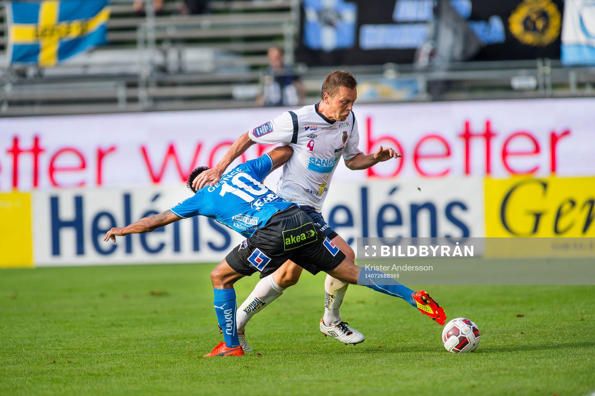 Halmstads Antonio Rojas och Gefles Jens Portin