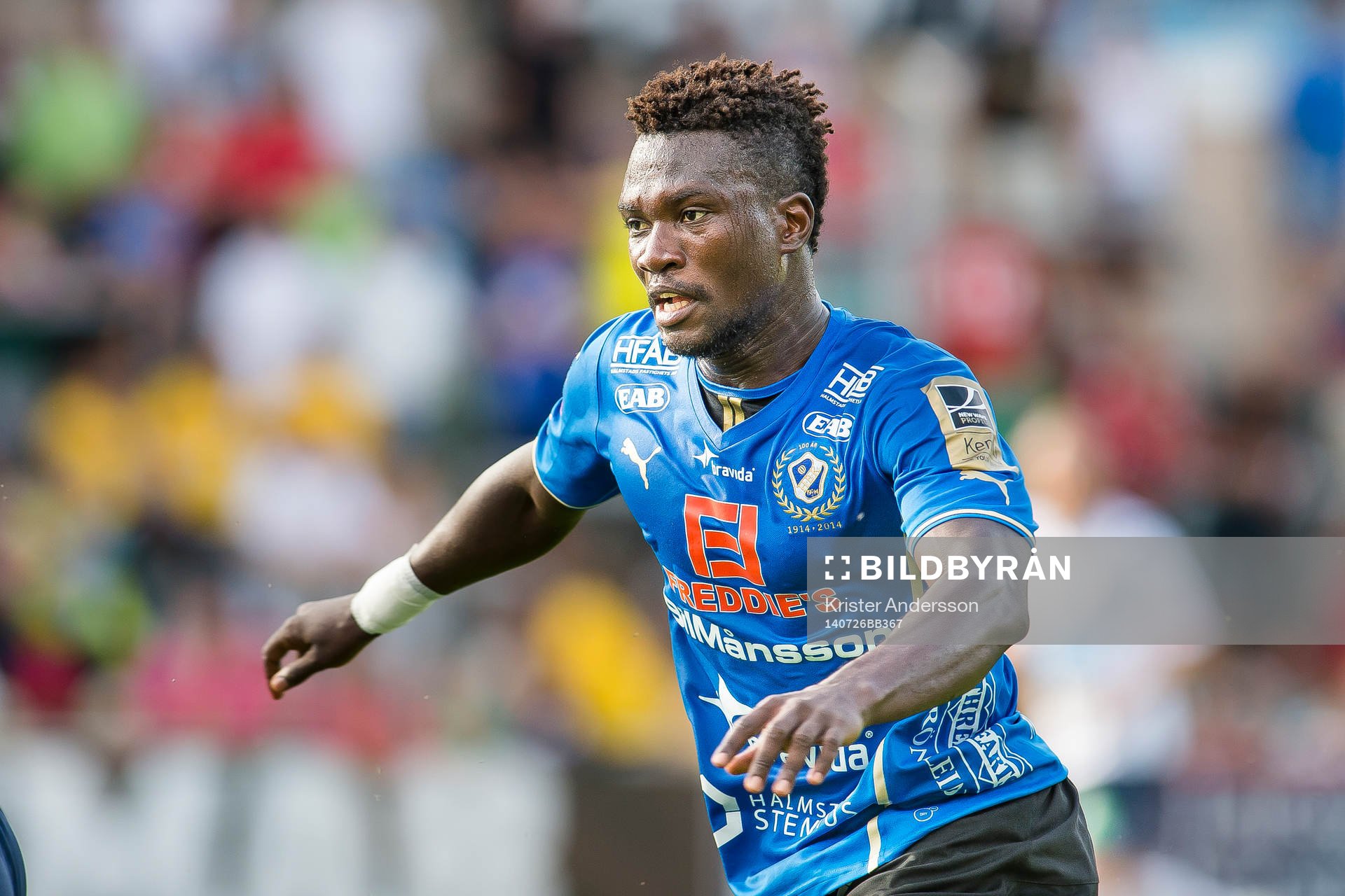 Halmstads King Osei Gyan