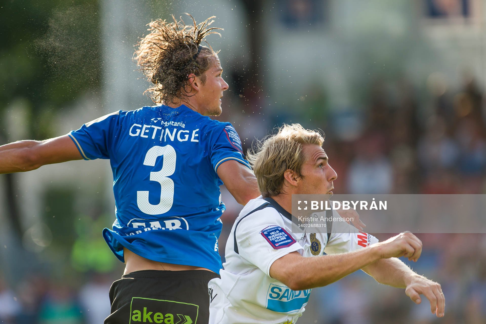 Halmstads Fredrik Liverstam och Gefles Johan Oremo