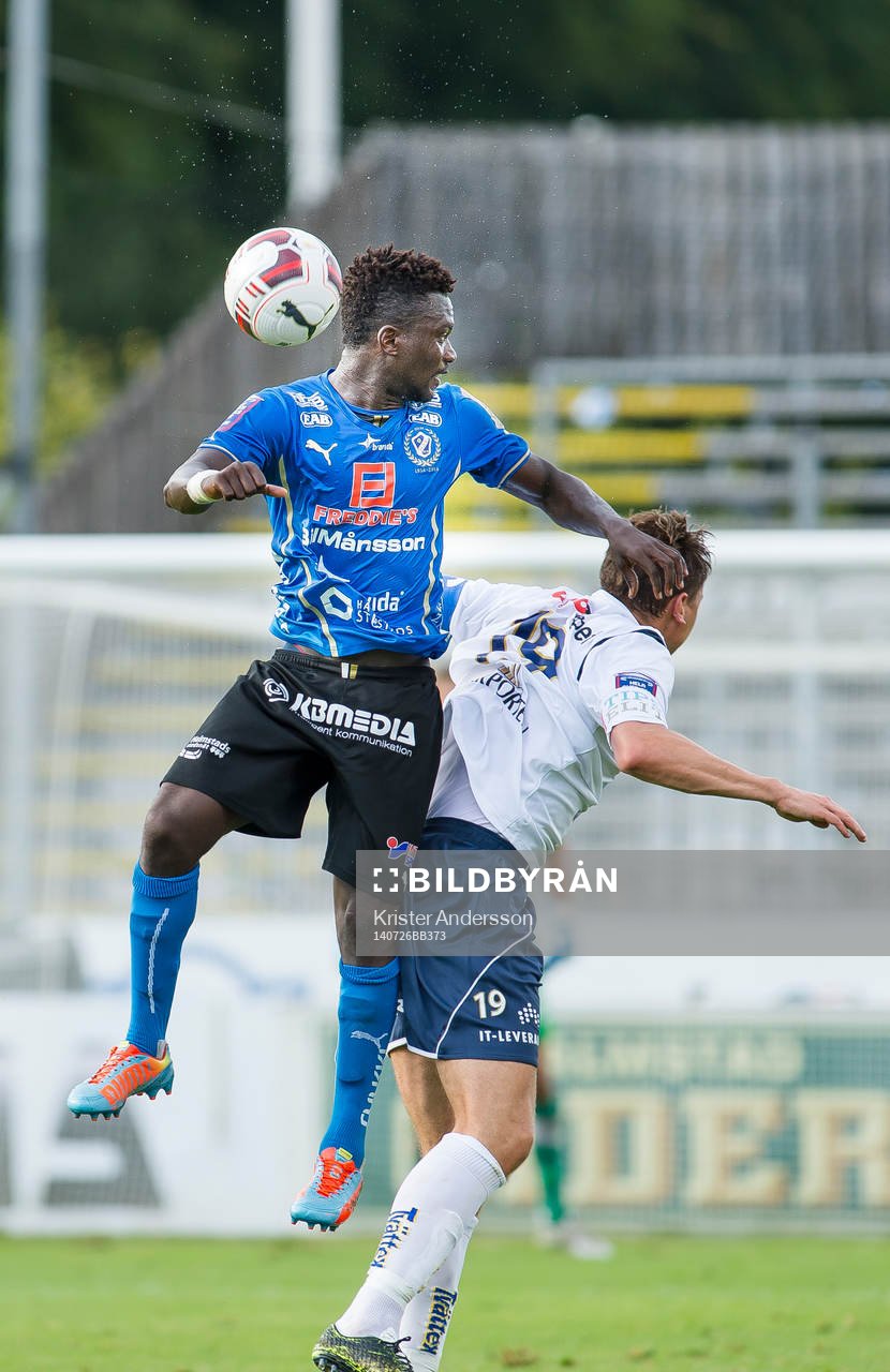 Halmstads King Osei Gyan och Gefles Marcus Hansson