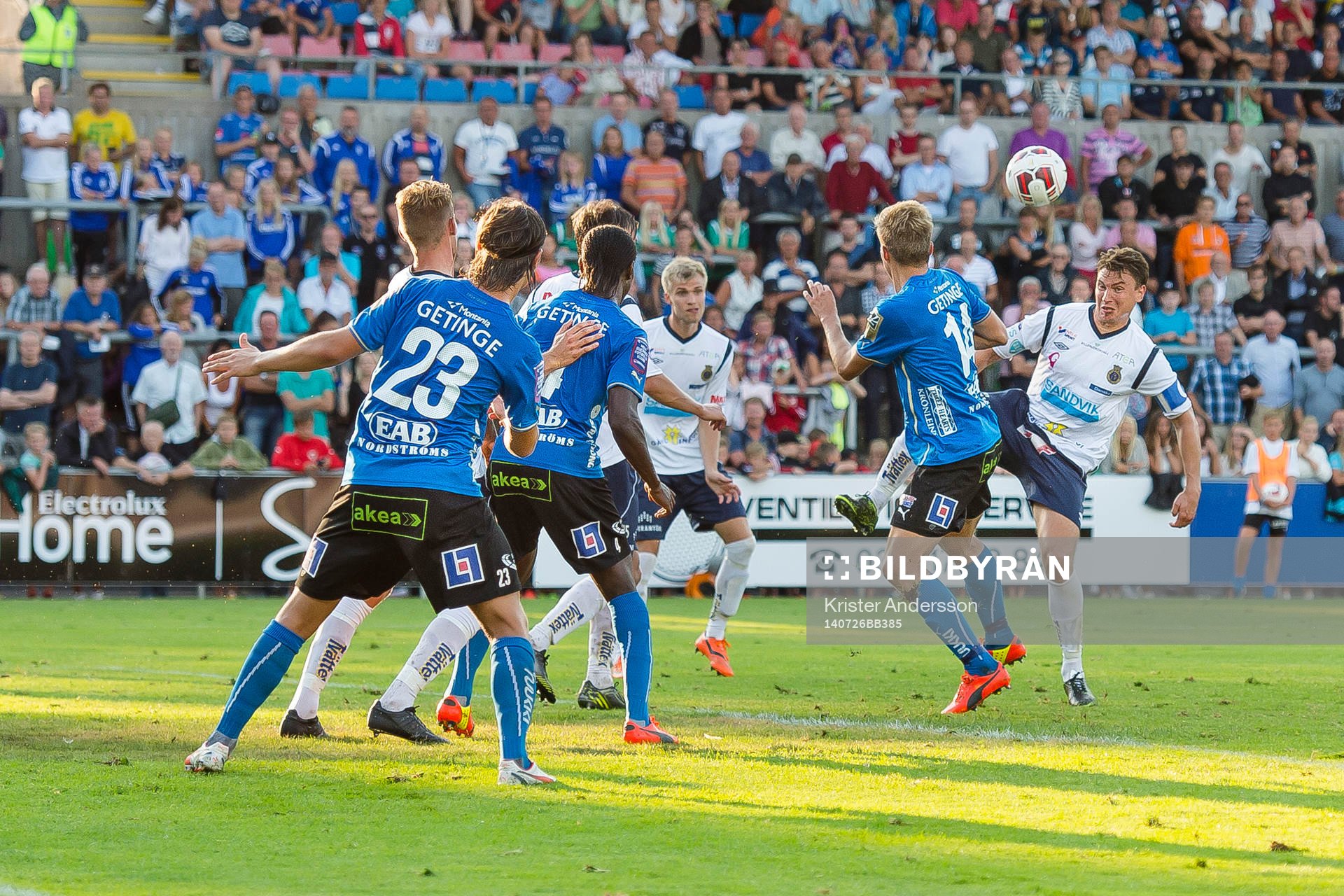 Halmstads Mikael Boman och Gefles Marcus Hansson