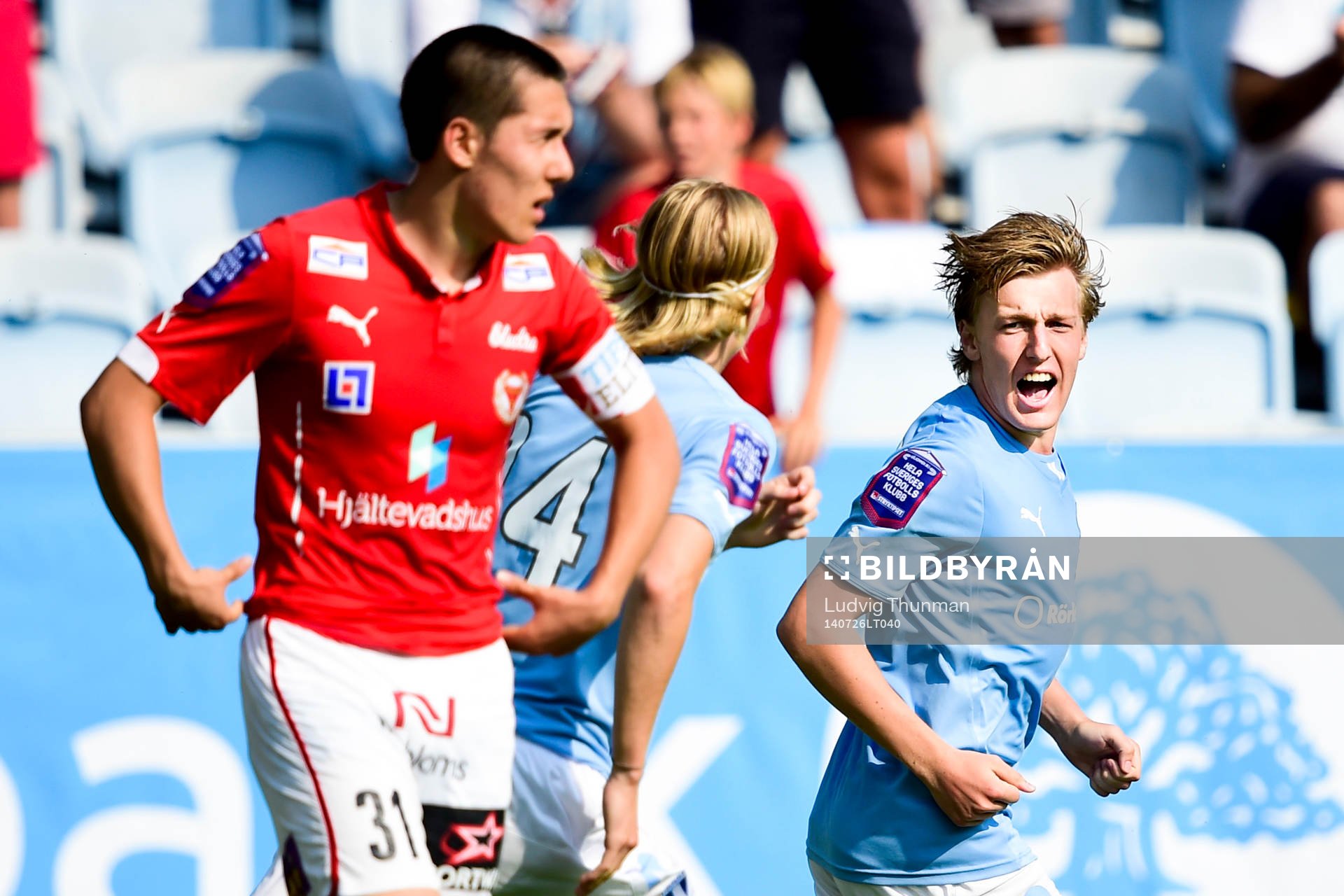 Malmö FFs Emil Forsberg jublar