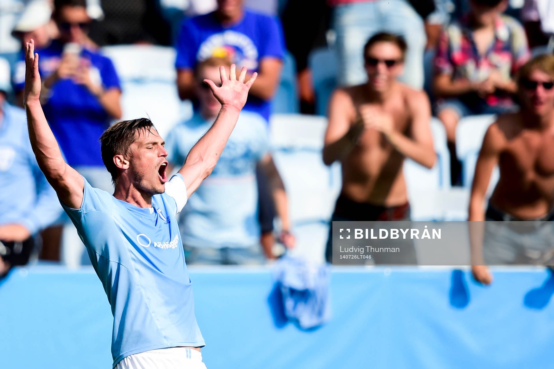 Malmö FFs Markus Rosenberg jublar