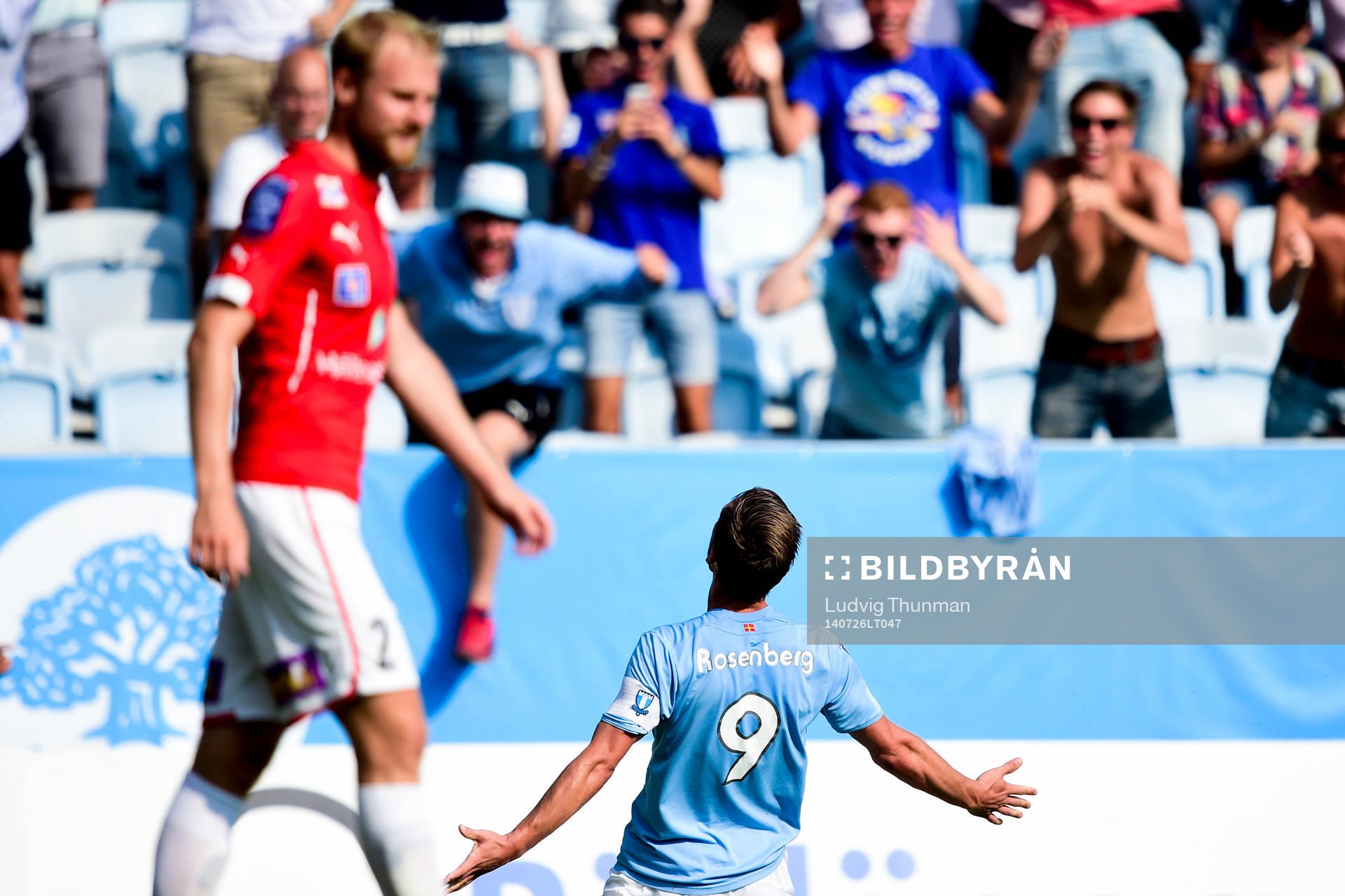 Malmö FFs Markus Rosenberg jublar