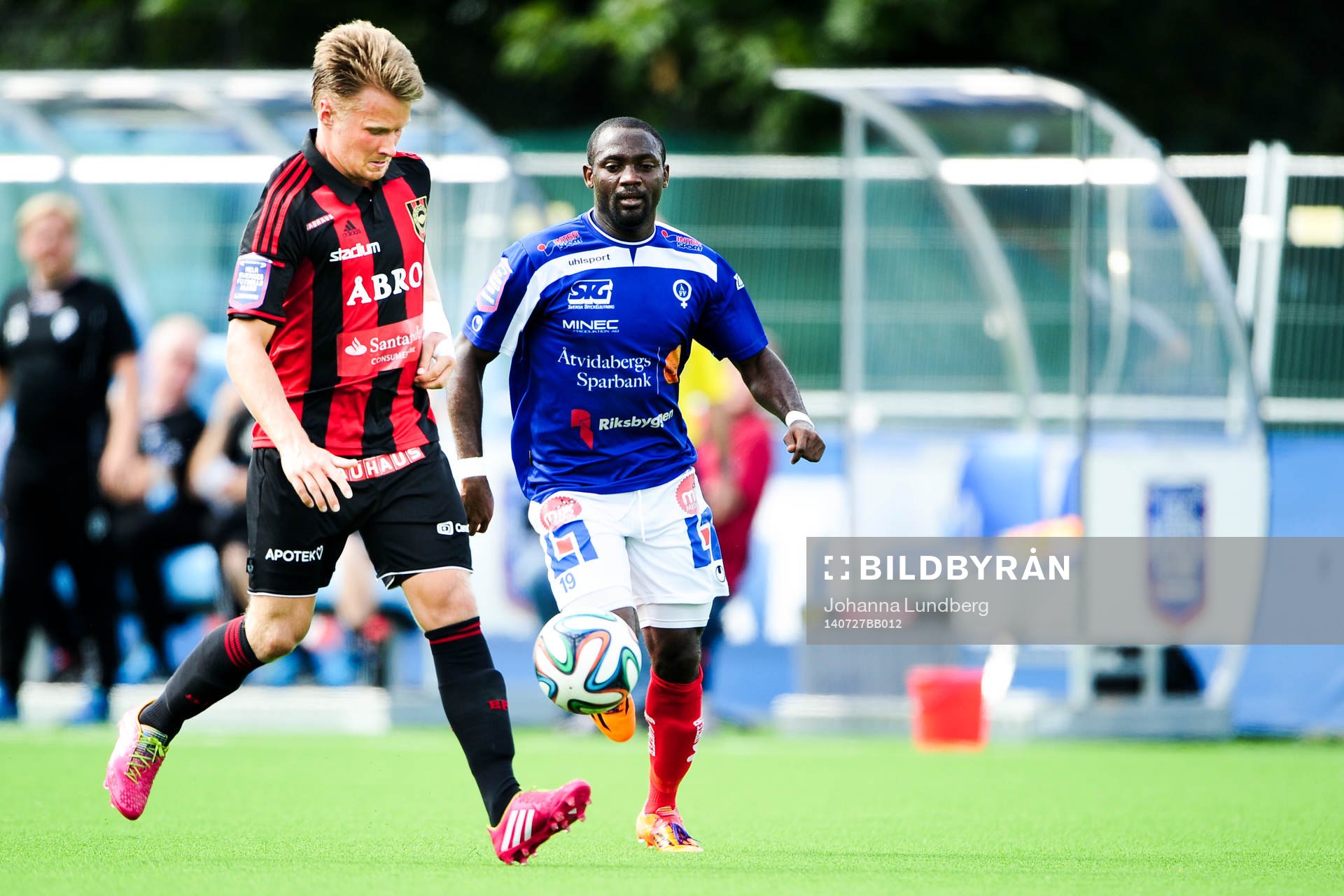 Brommapojkarnas Jacob Une Larsson mot Åtvidabergs John