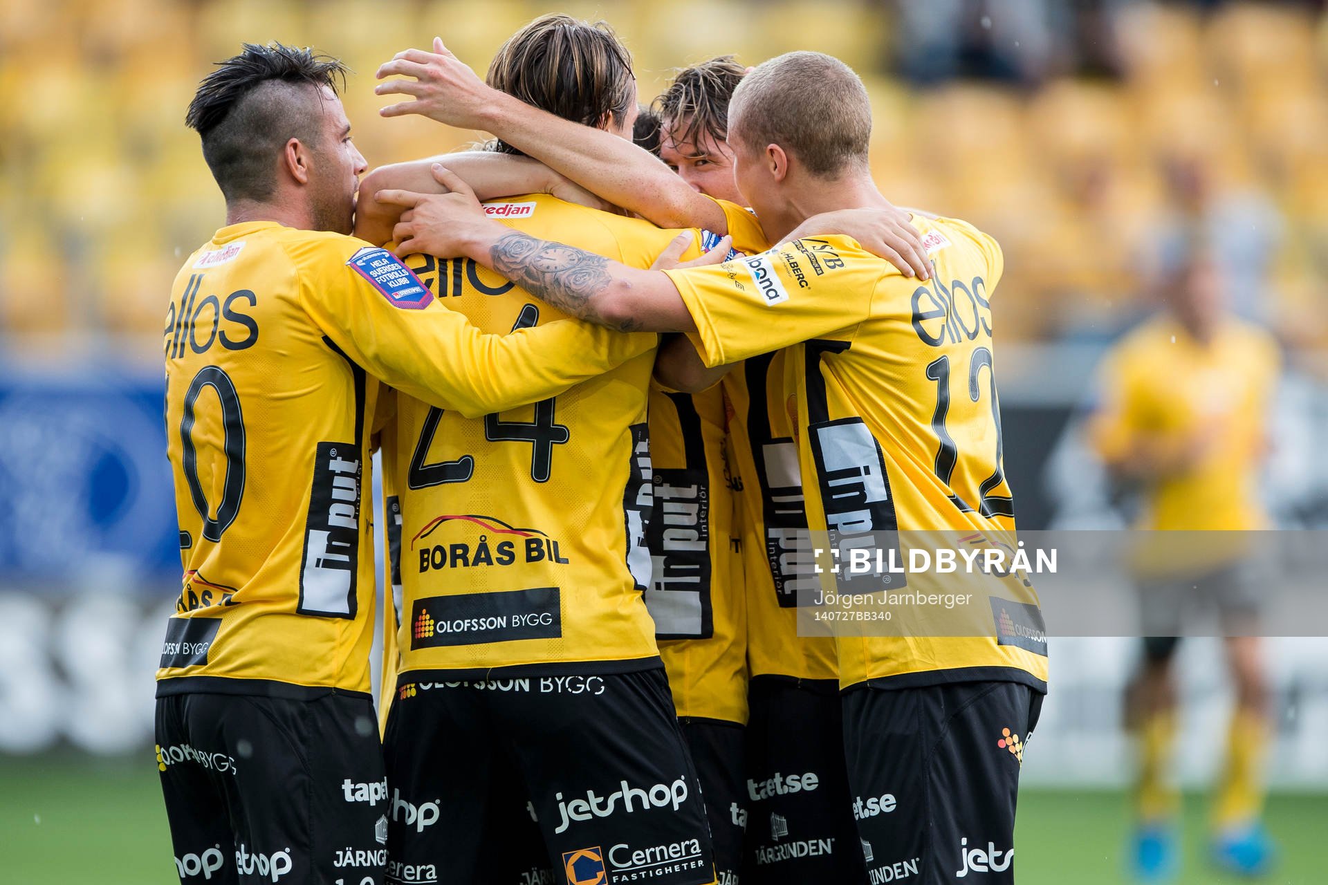 Elfsborgs spelare jublar