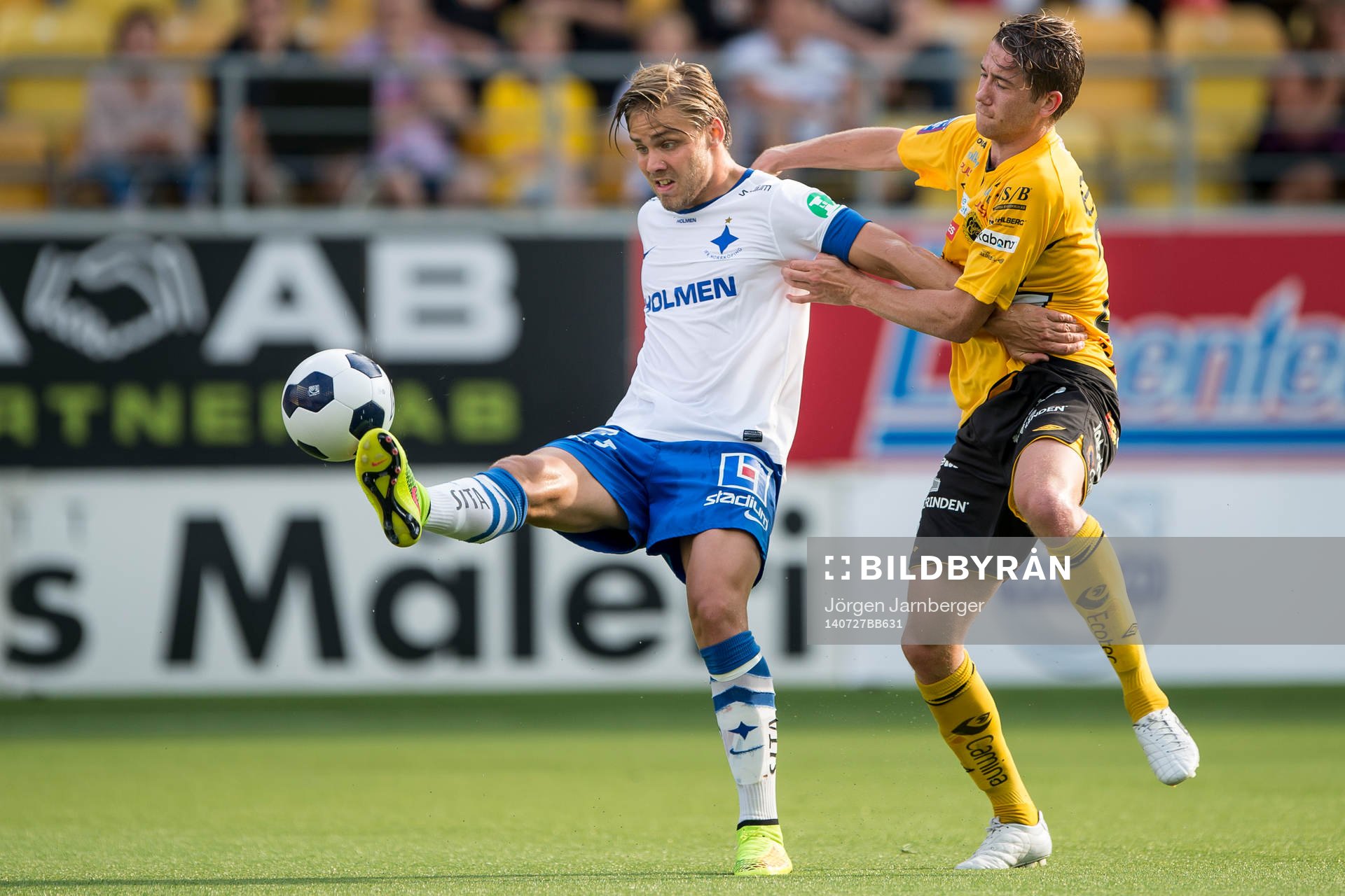 Norrköpings Christoffer Nyman och Elfsborgs Marcus Rohdén