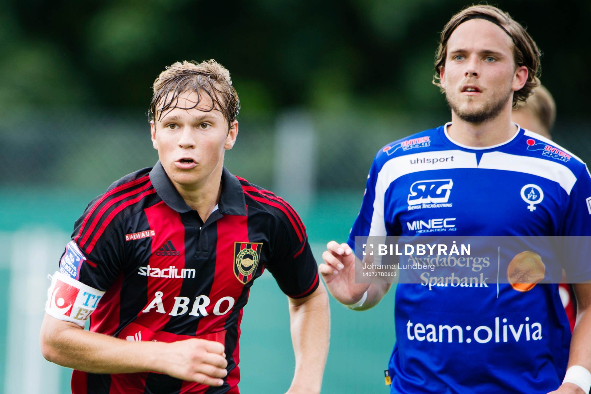 Brommapojkarnas Jesper Karlström och Åtvidabergs Tom