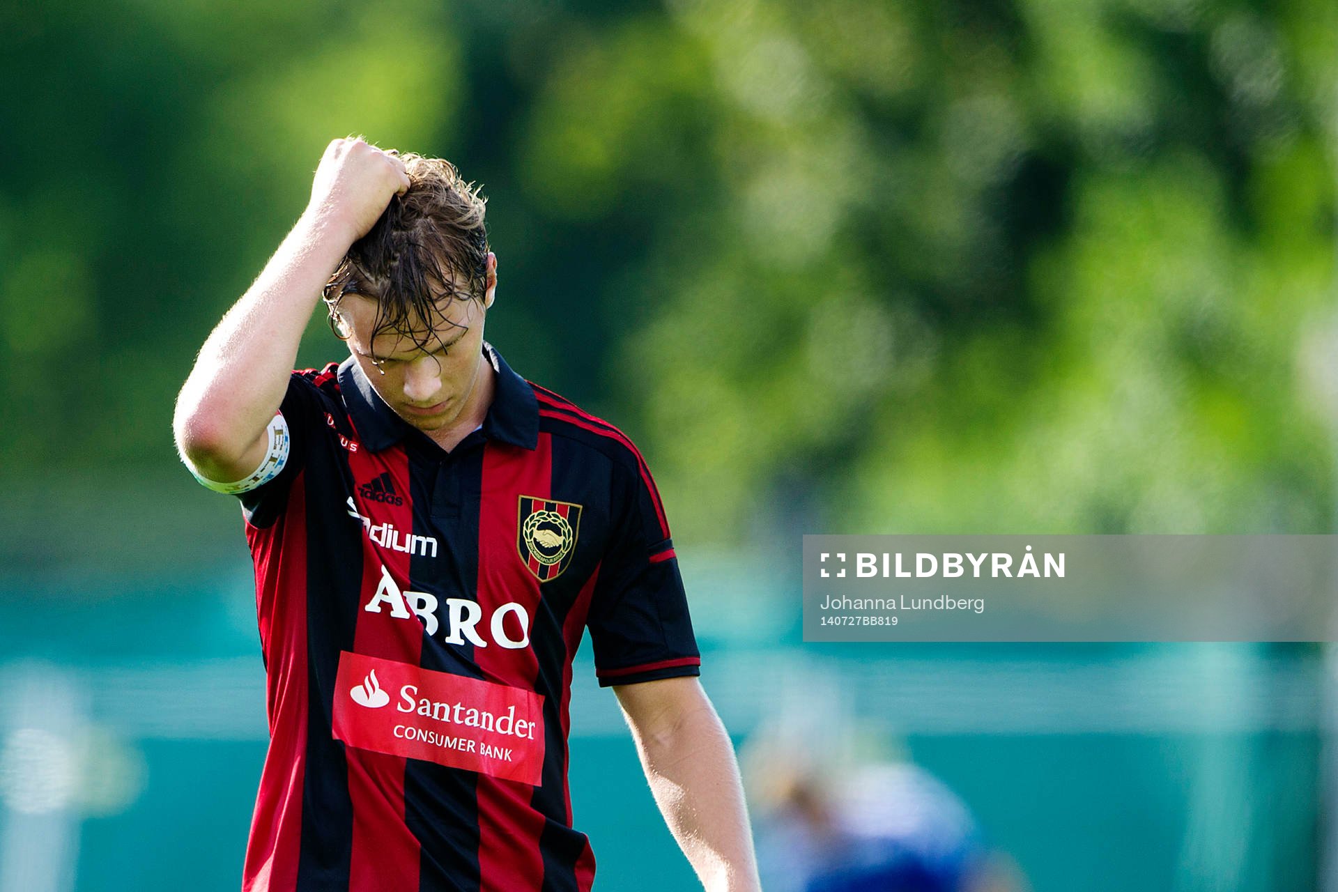 Brommapojkarnas Jesper Karlström deppar