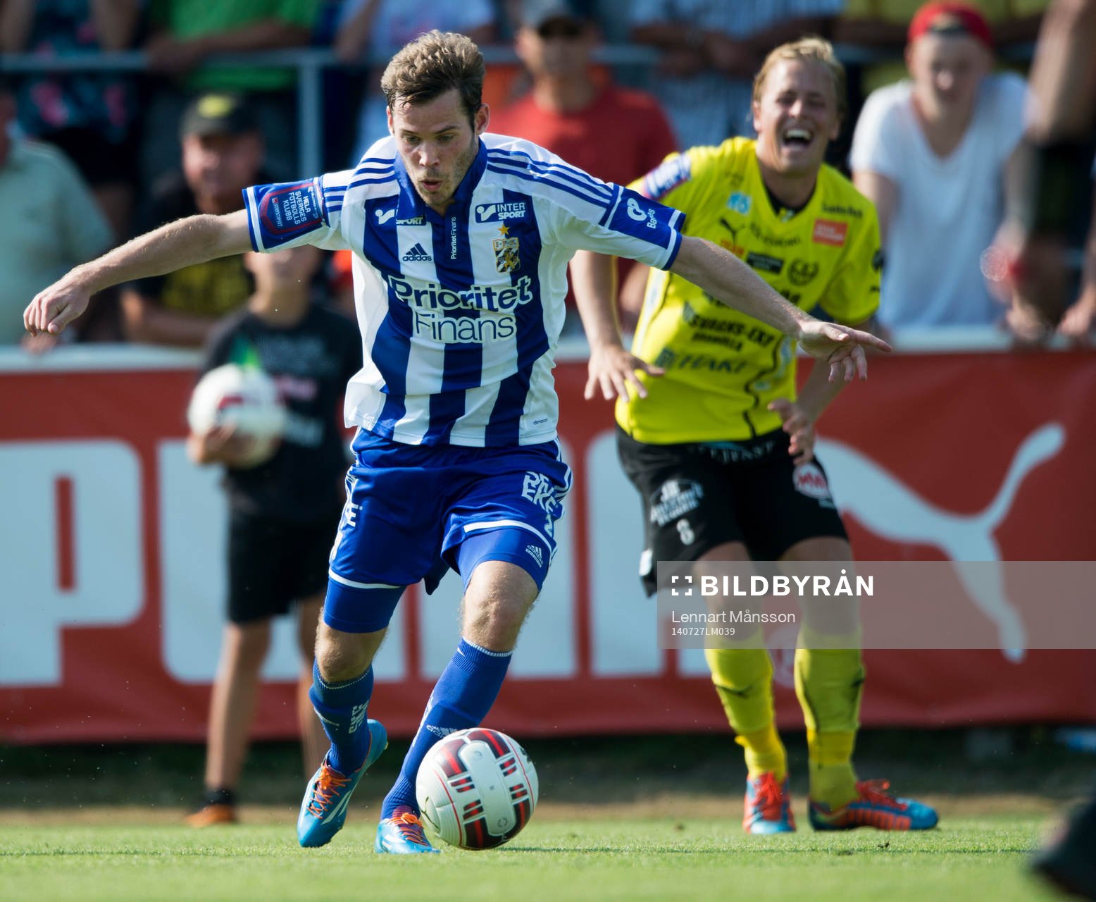 IFK Göteborgs Emil Salomonsson i matchen i
