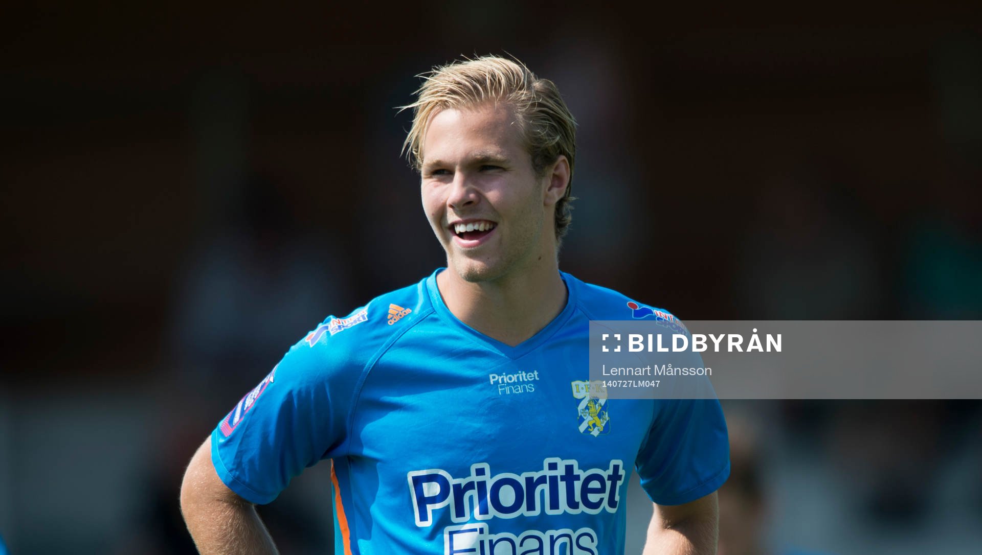 IFK Göteborgs Gustav Engvall i matchen i