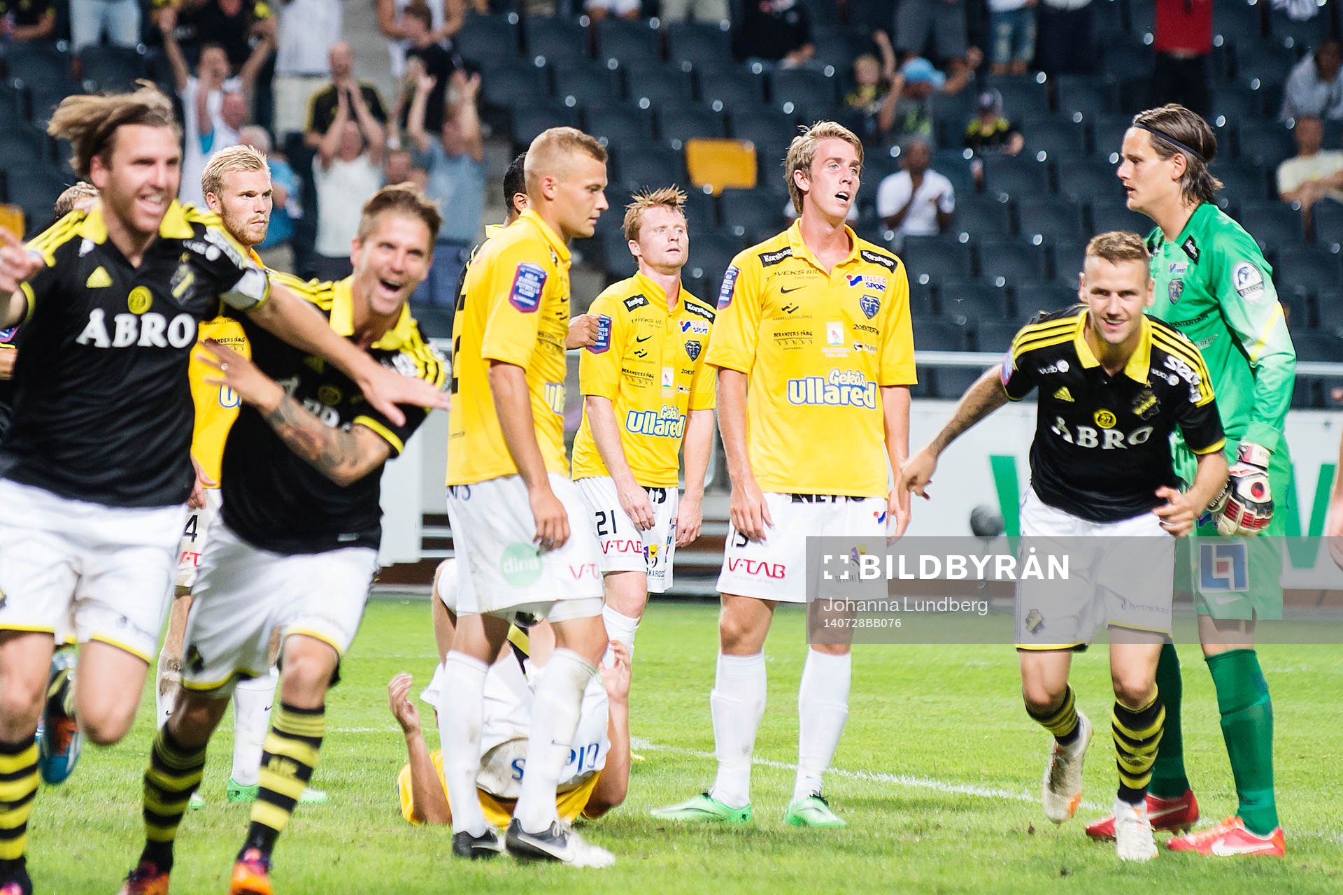 Falkenbergs spelare deppar