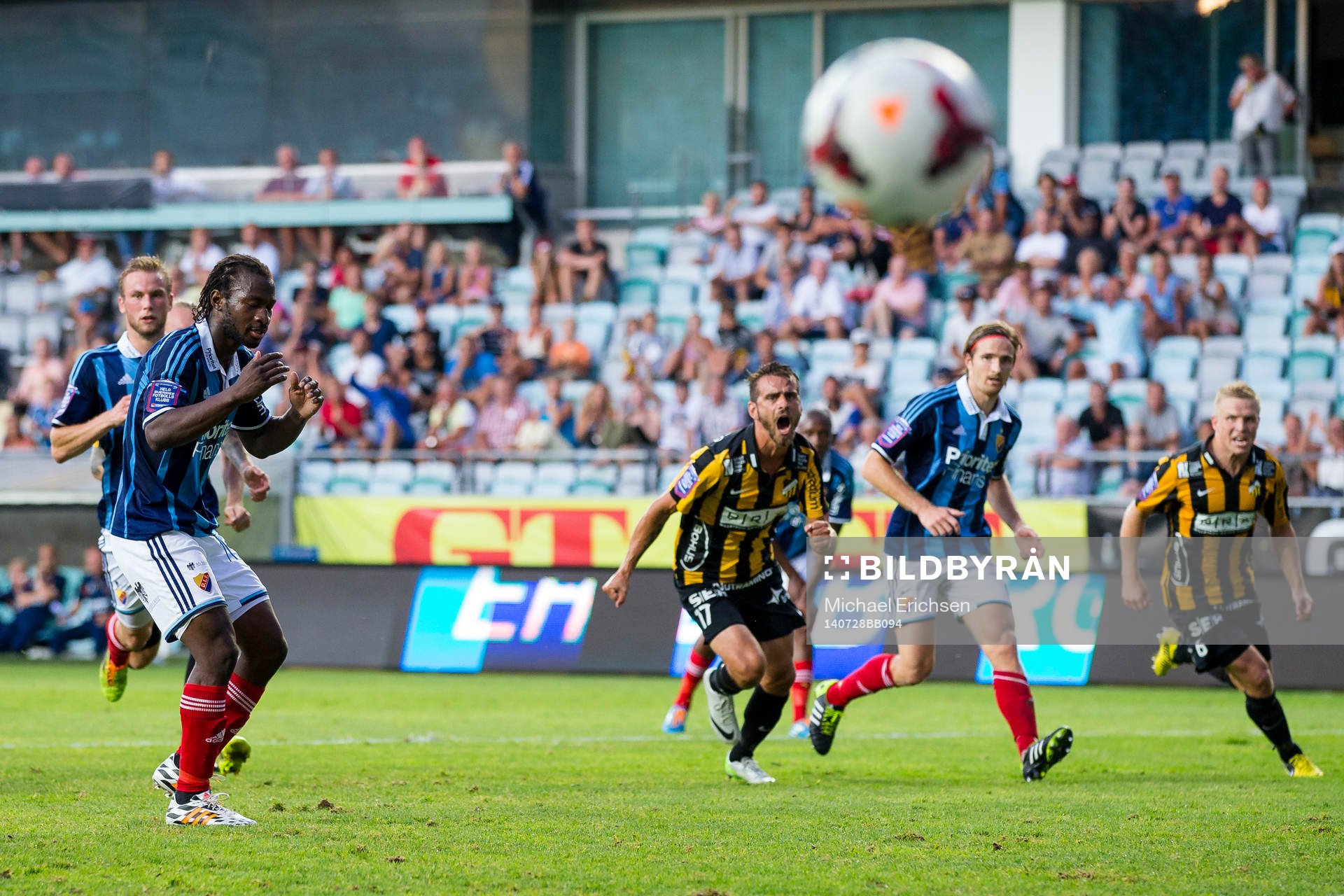 Djurgårdens Amadou Jawo deppar