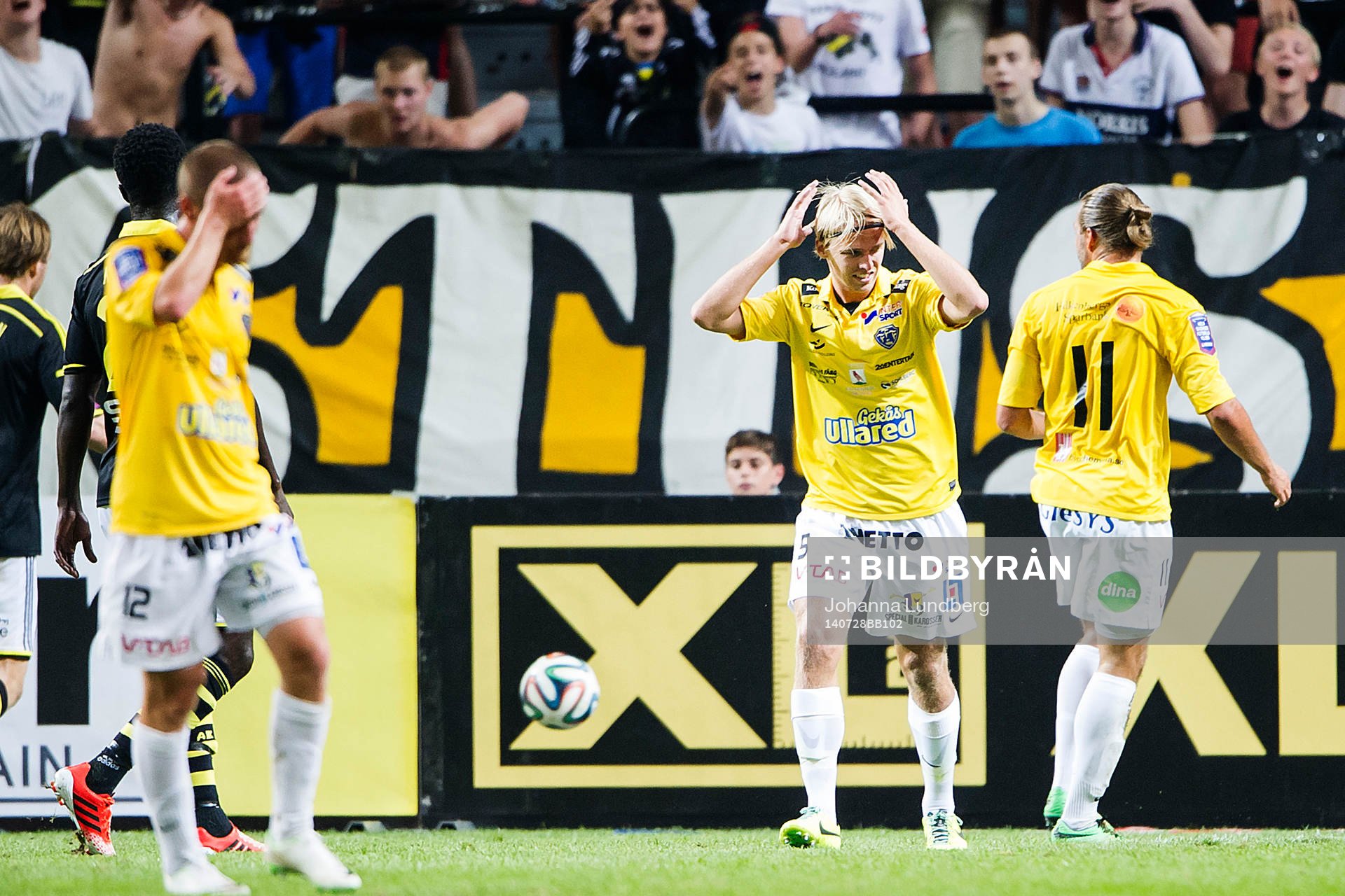 Falkenbergs Christoffer Carlsson, Carl-Oscar Andersson och