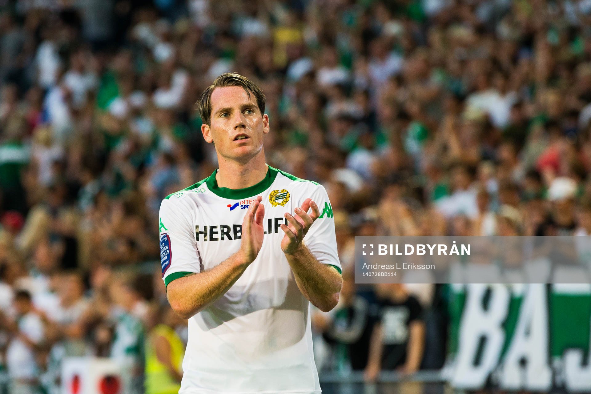 Hammarbys Johan Persson tackar publiken