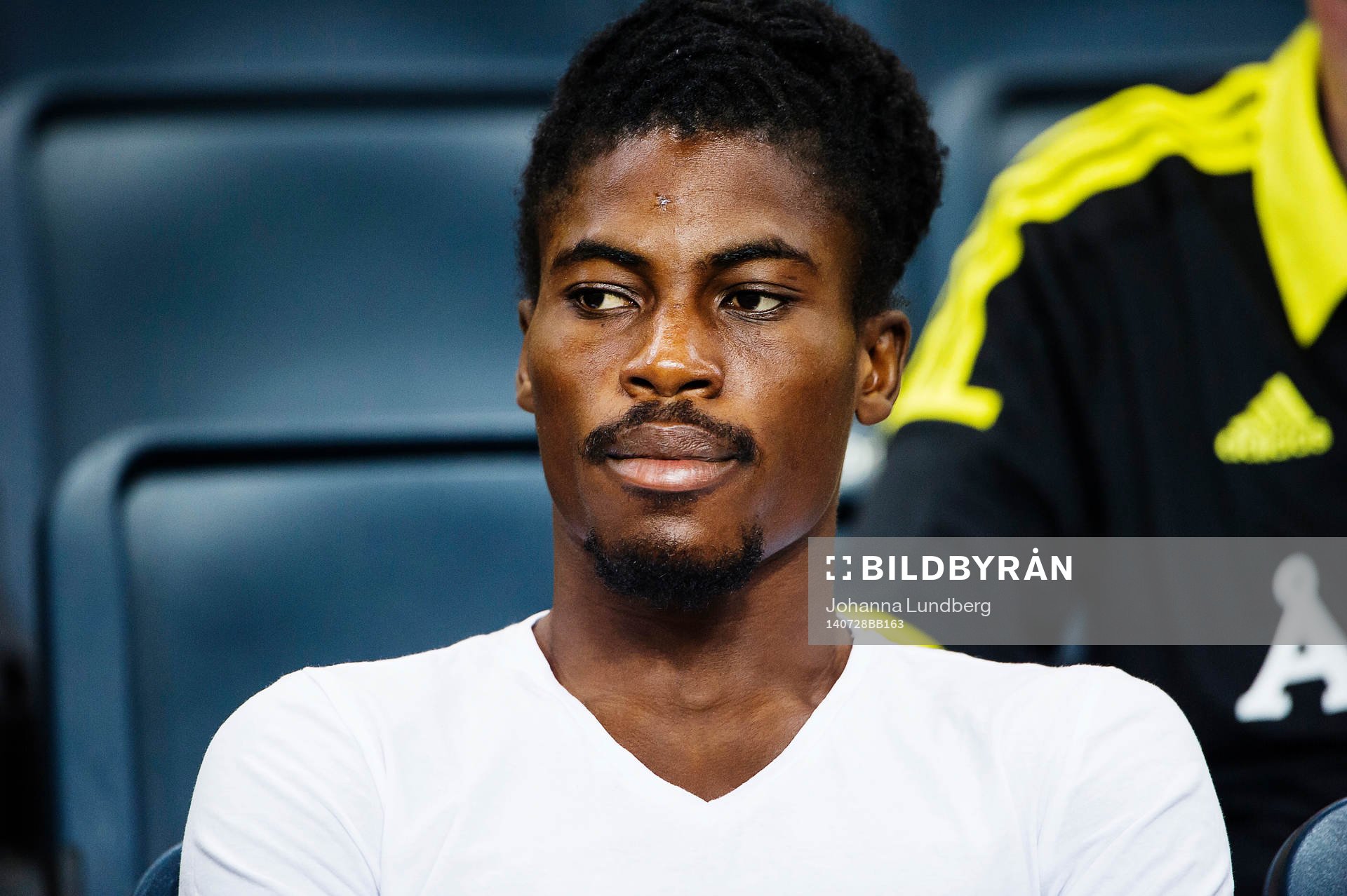 Richard Boateng på läktaren