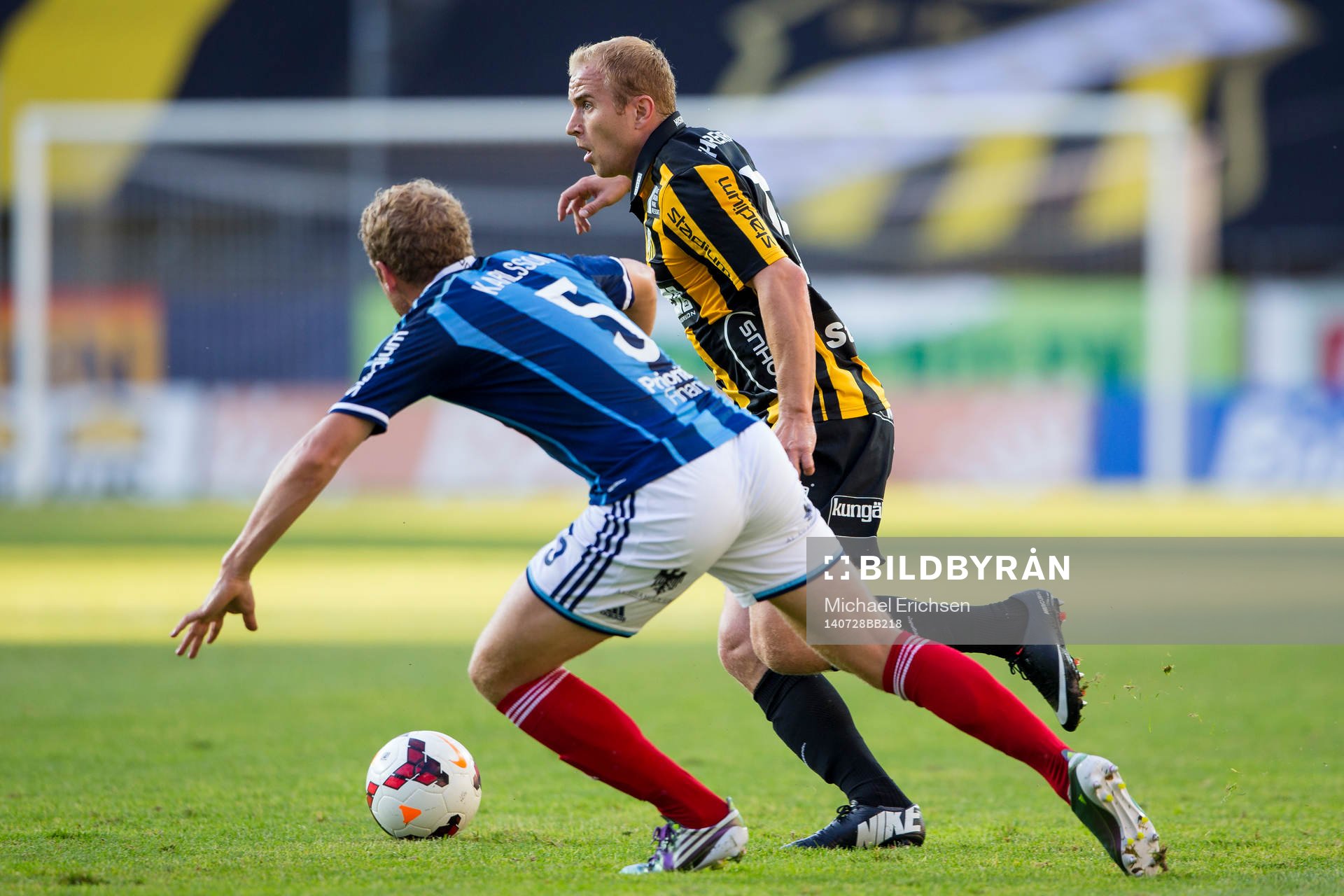 Häckens Kari Arkivuo mot Djurgårdens Stefan Karlsson