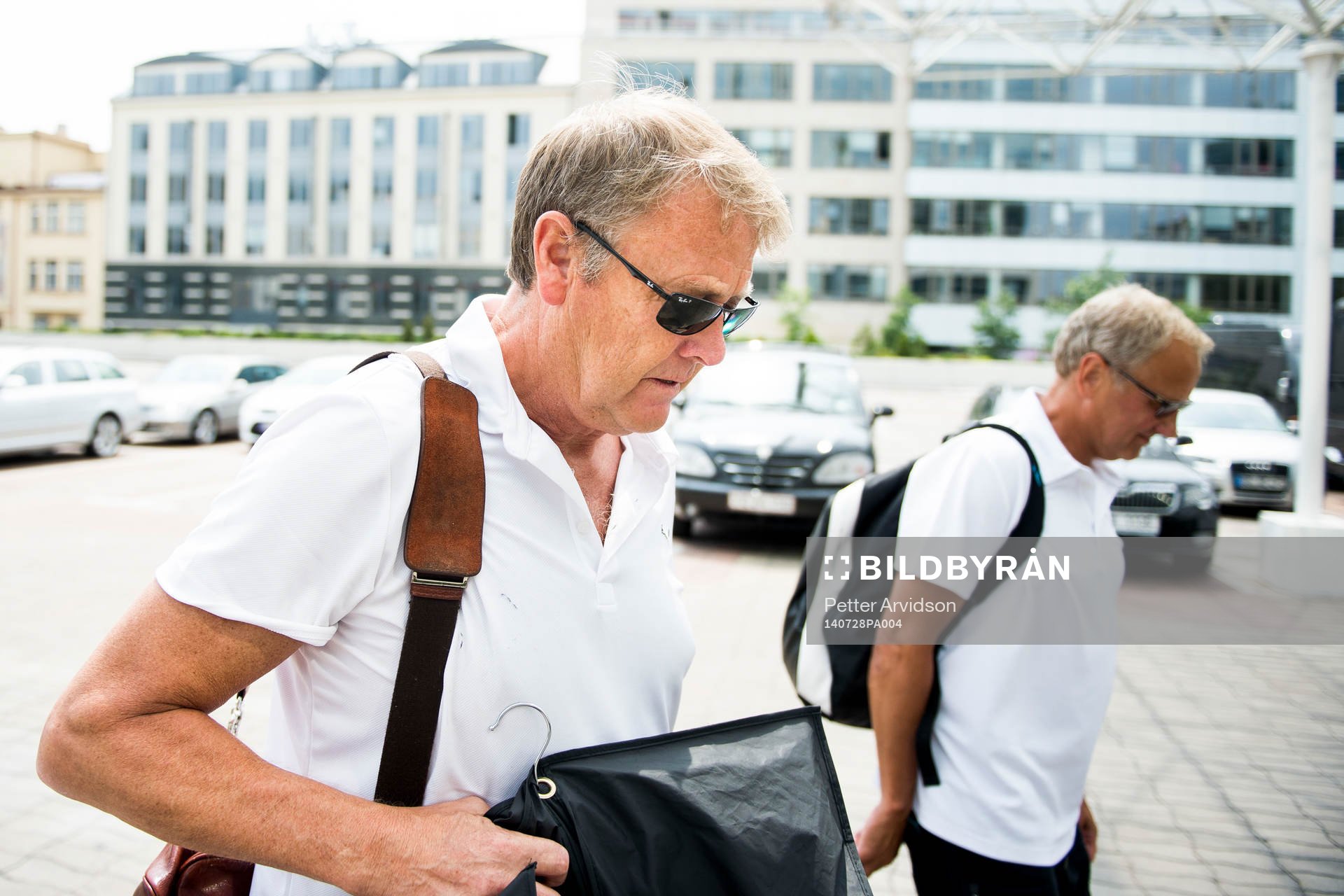 Malmö FFs tränare Åge Hareide och läkare Pär