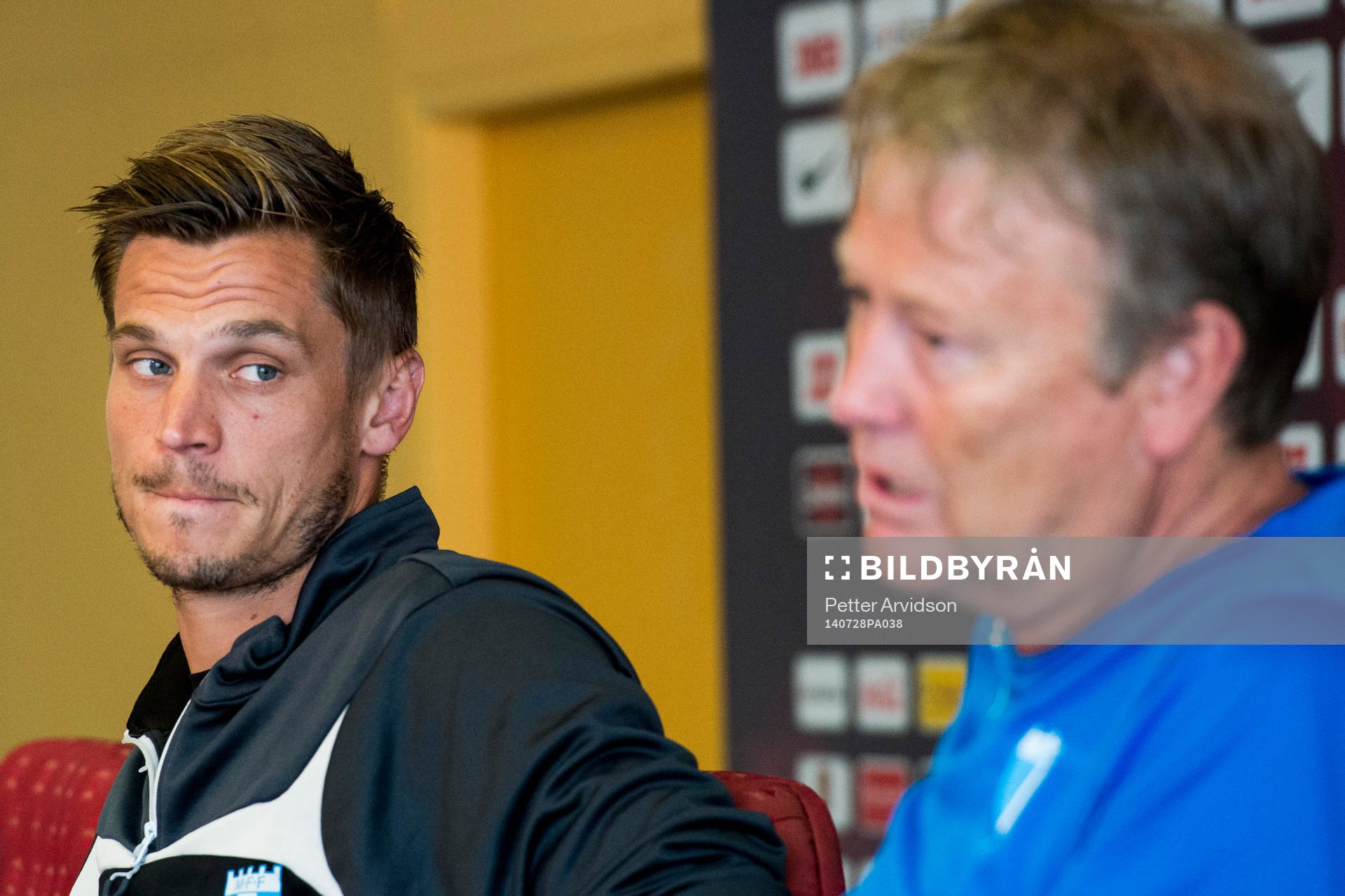Malmö FFs Markus Rosenberg och tränare Åge Hareide