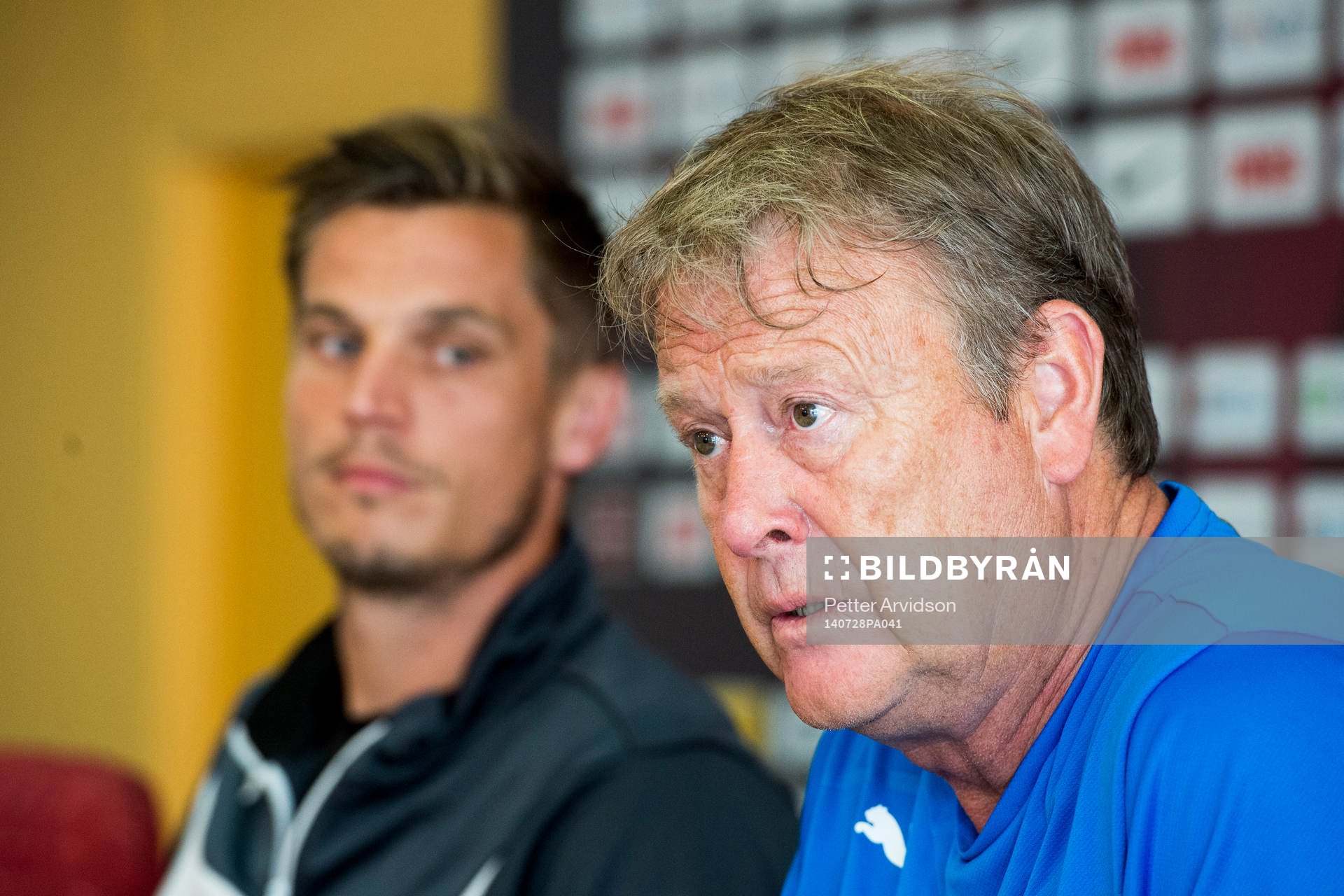 Malmö FFs tränare Åge Hareide och Markus Rosenberg