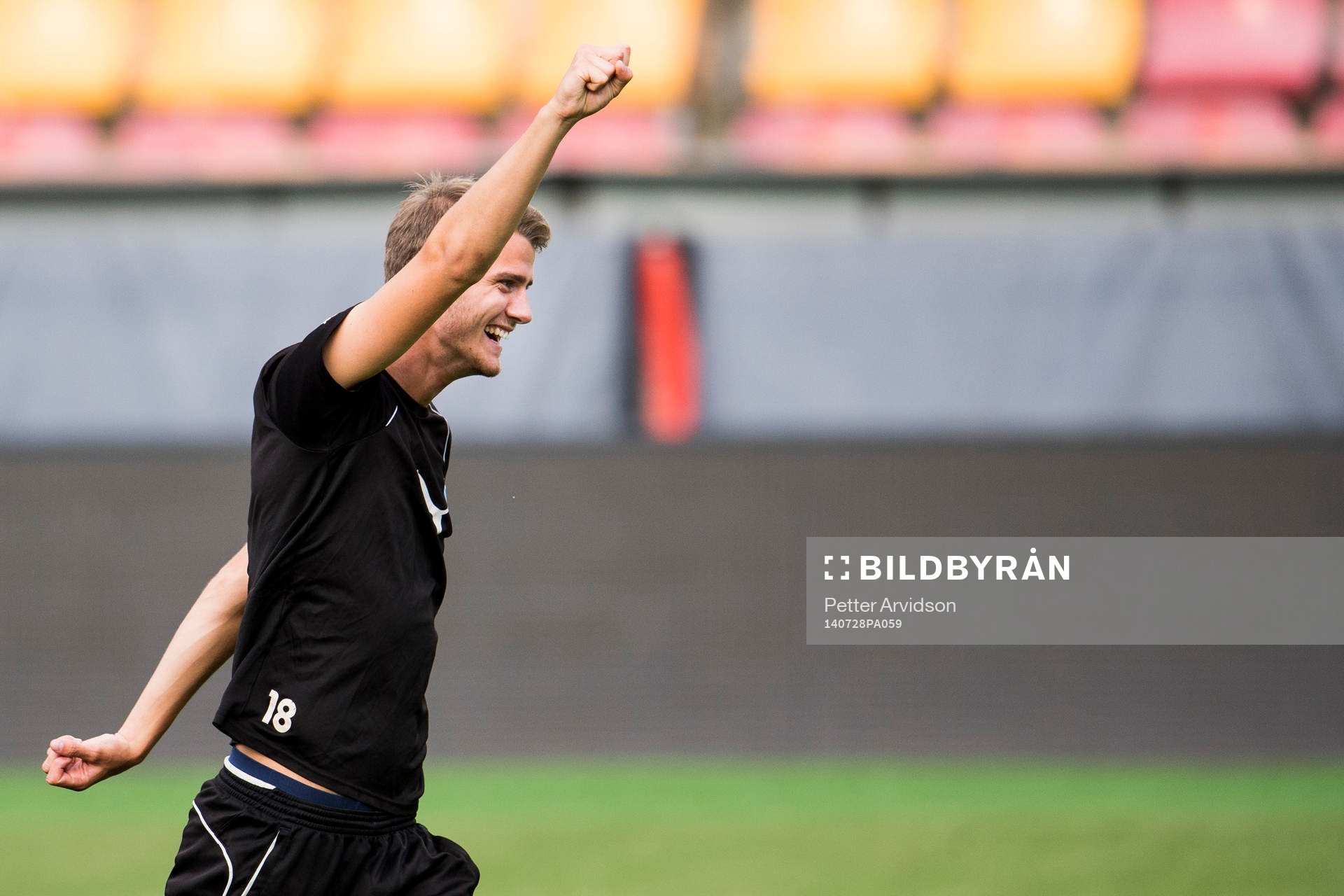 Malmö FFs Johan Hammar jublar