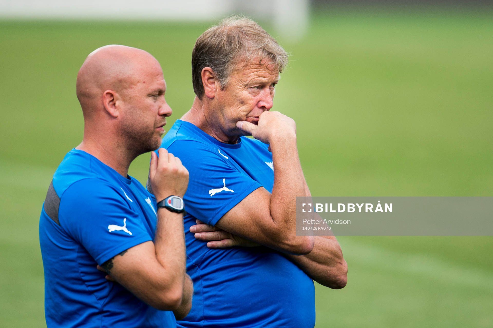 Malmö FFs assisterande tränare Olof Persson och tränare