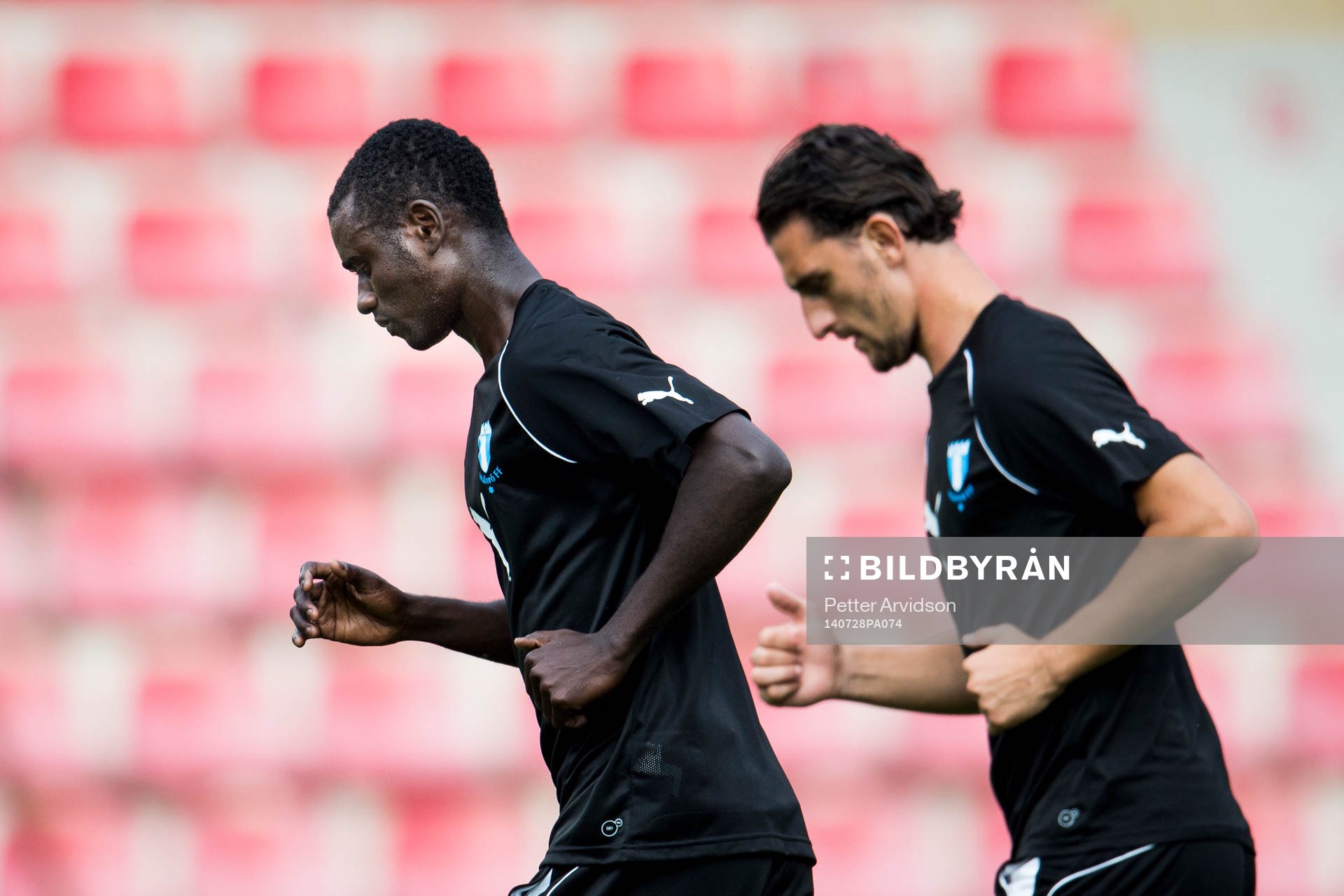 Malmö FFs Enock Kofi Adu och Agon Mehmeti