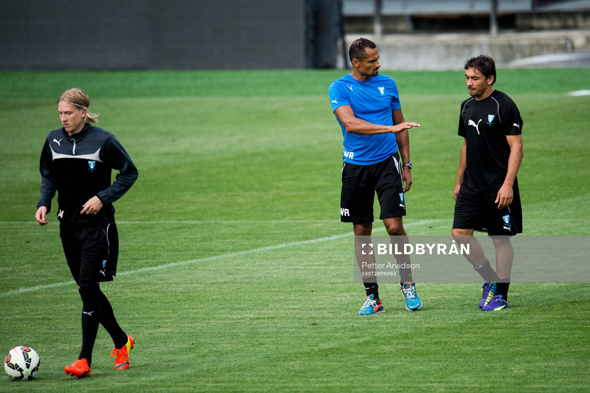 Malmö FFs Simon Kroon (tv) och Ricardo Ferreira Da Silva
