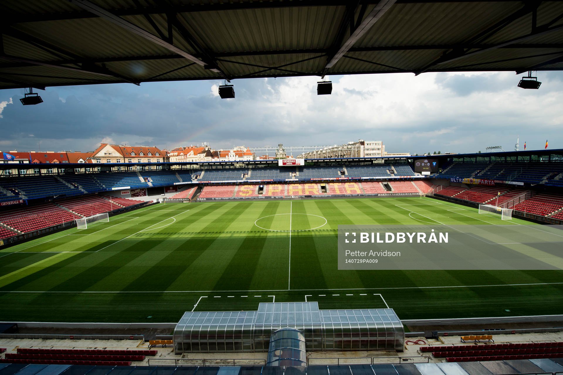 Översiktsbild över Generali Arena
