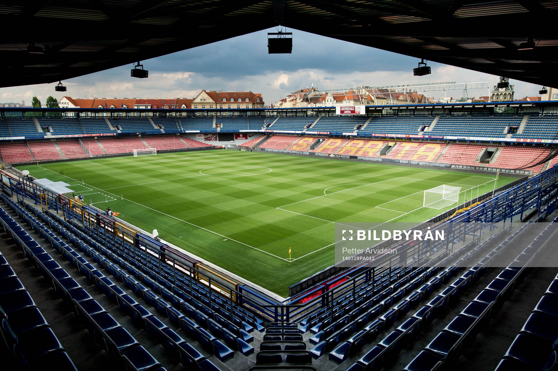 Översiktsbild över Generali Arena