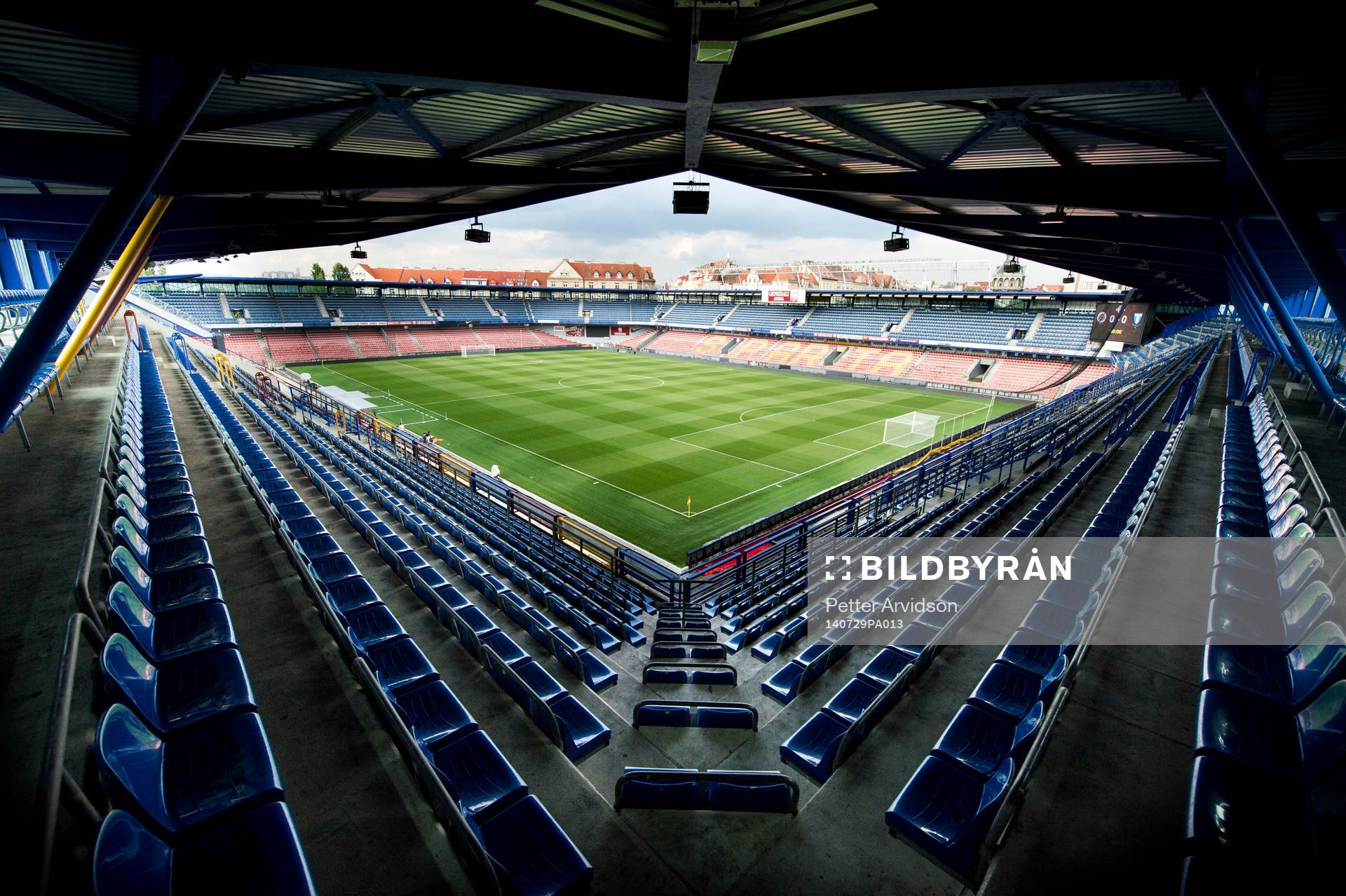 Översiktsbild över Generali Arena