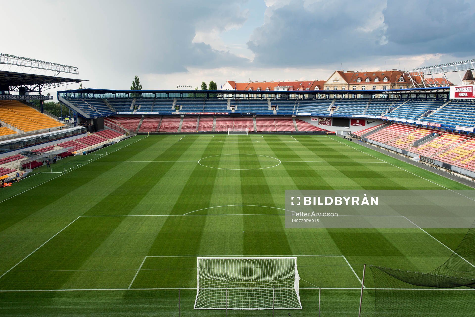 Översiktsbild över Generali Arena