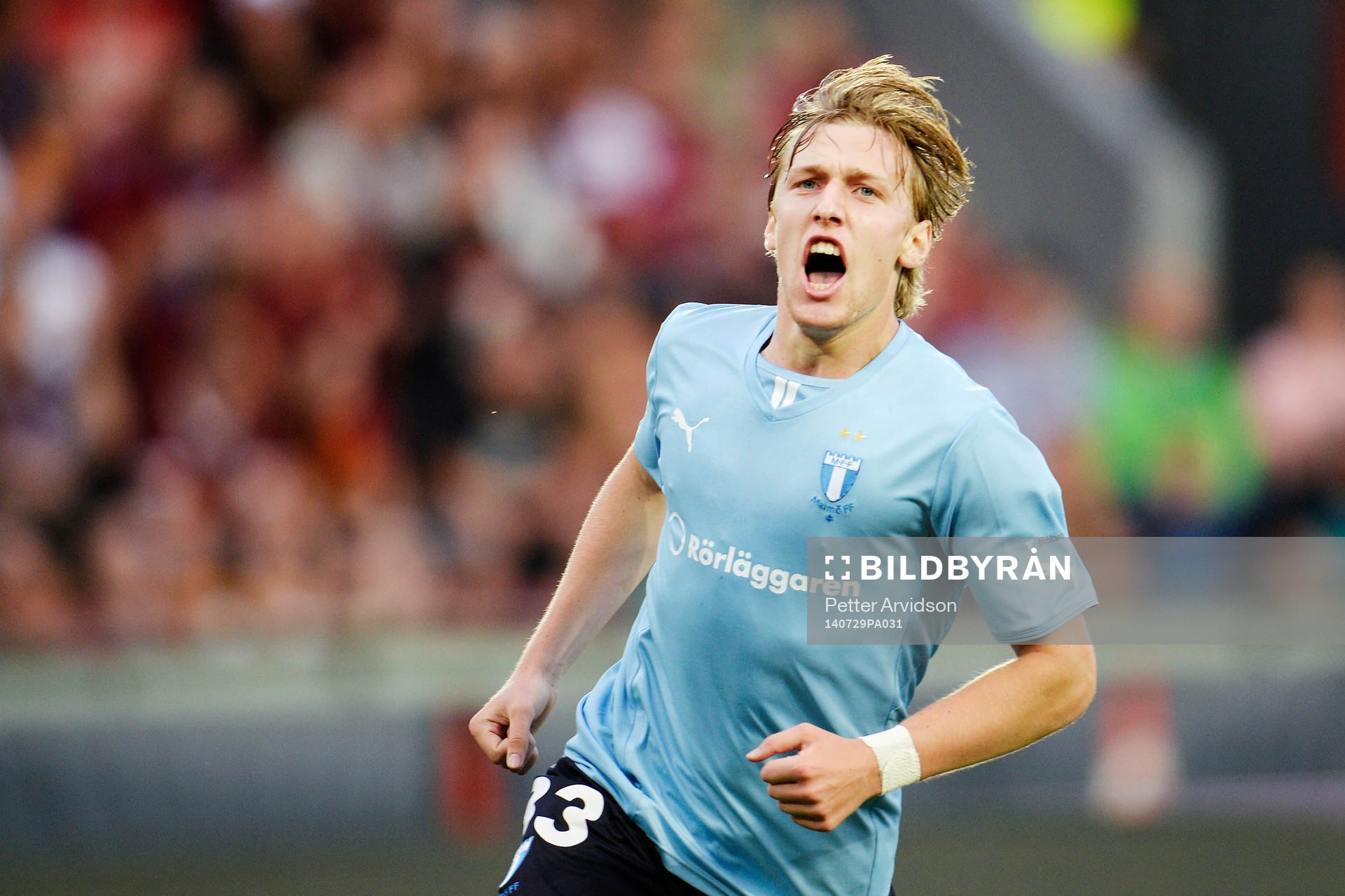 Malmö FFs Emil Forsberg jublar
