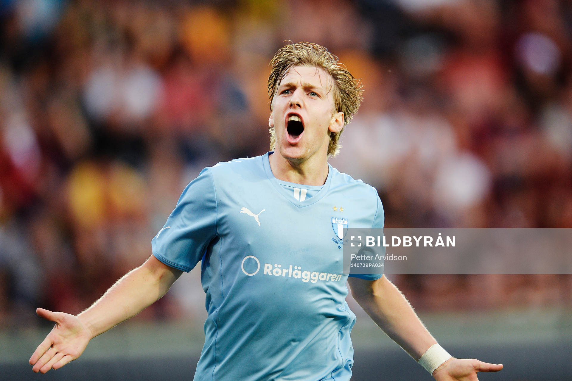 Malmö FFs Emil Forsberg jublar