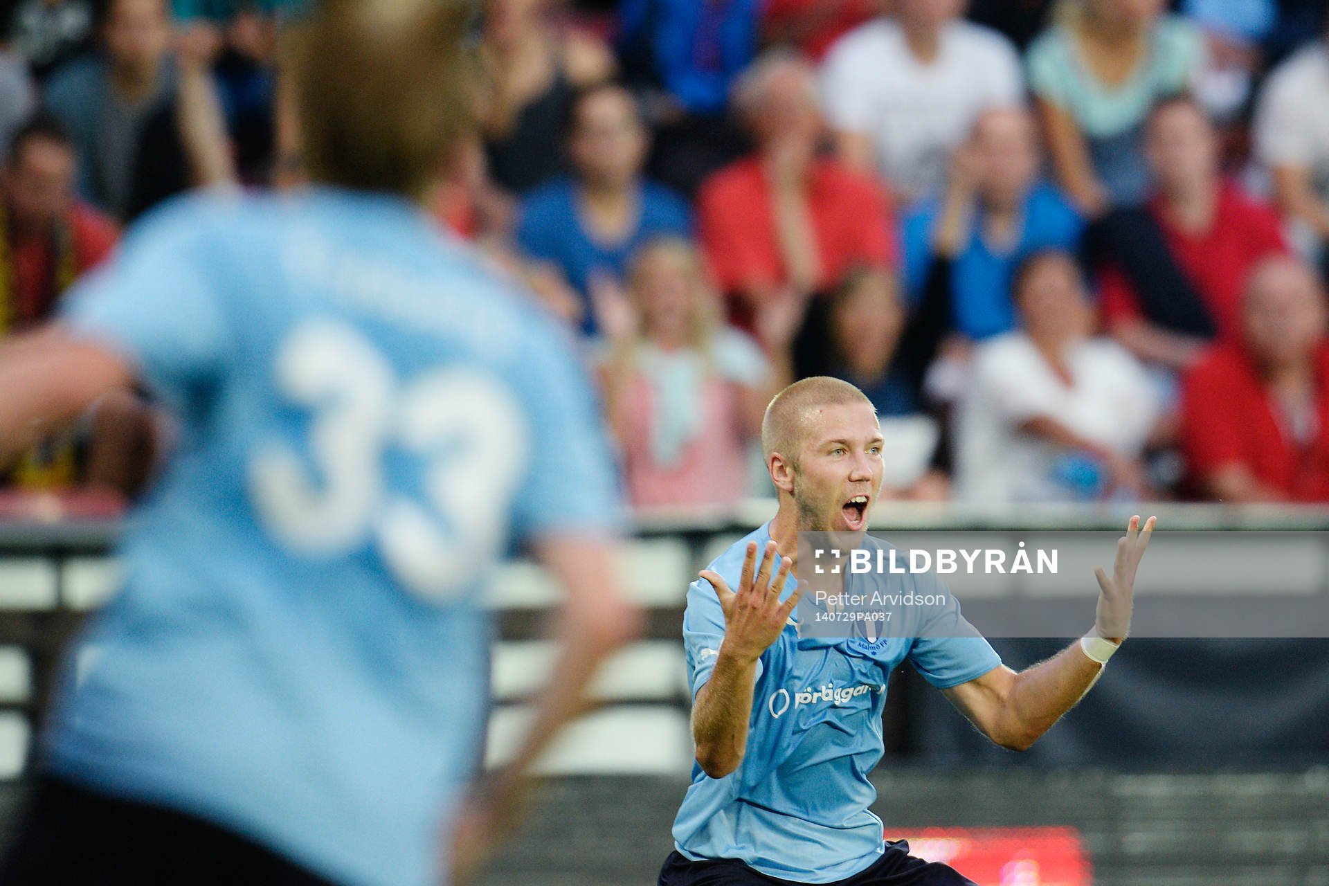 Malmö FFs Anton Tinnerholm jublar