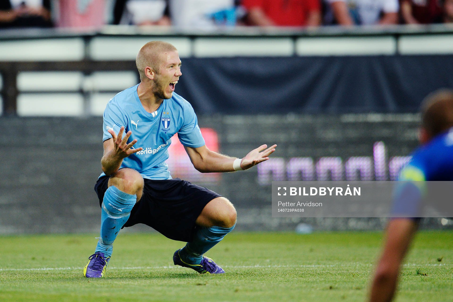 Malmö FFs Anton Tinnerholm jublar
