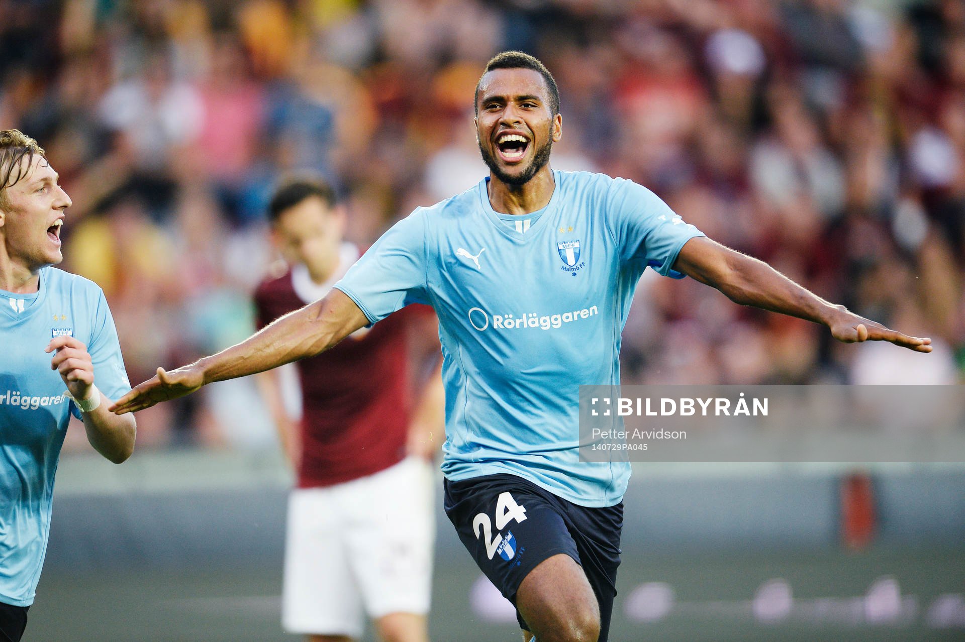 Malmö FFs Isaac Kiese Thelin jublar